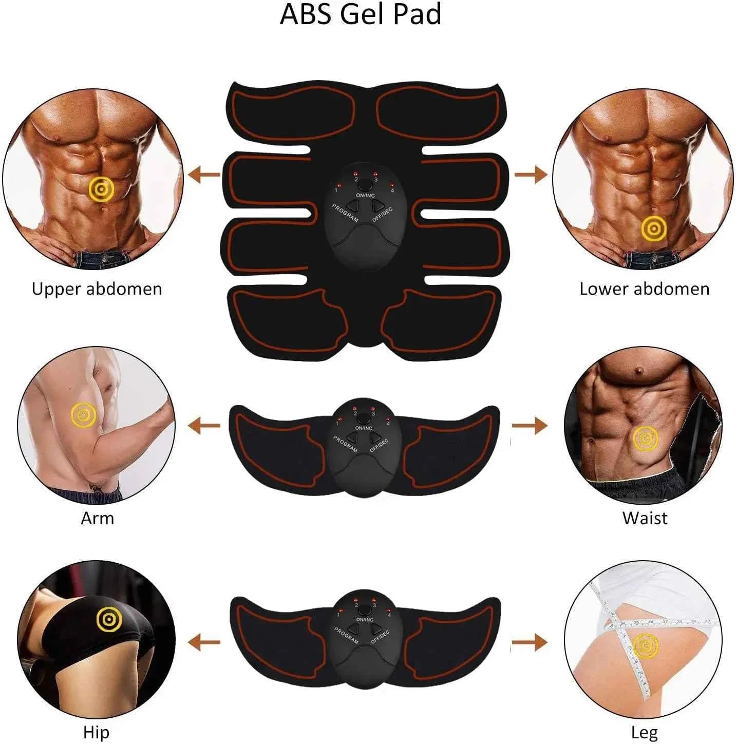 CoreBoost™ EMS Abs Training Belt – Muscle Support & Core Strength