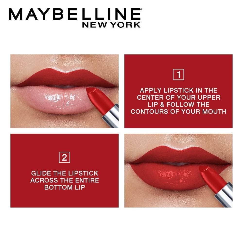 Maybelline New York Color Sensational Creamy Matte Lipstick / 630 Flaming Fuchsia by Dista
