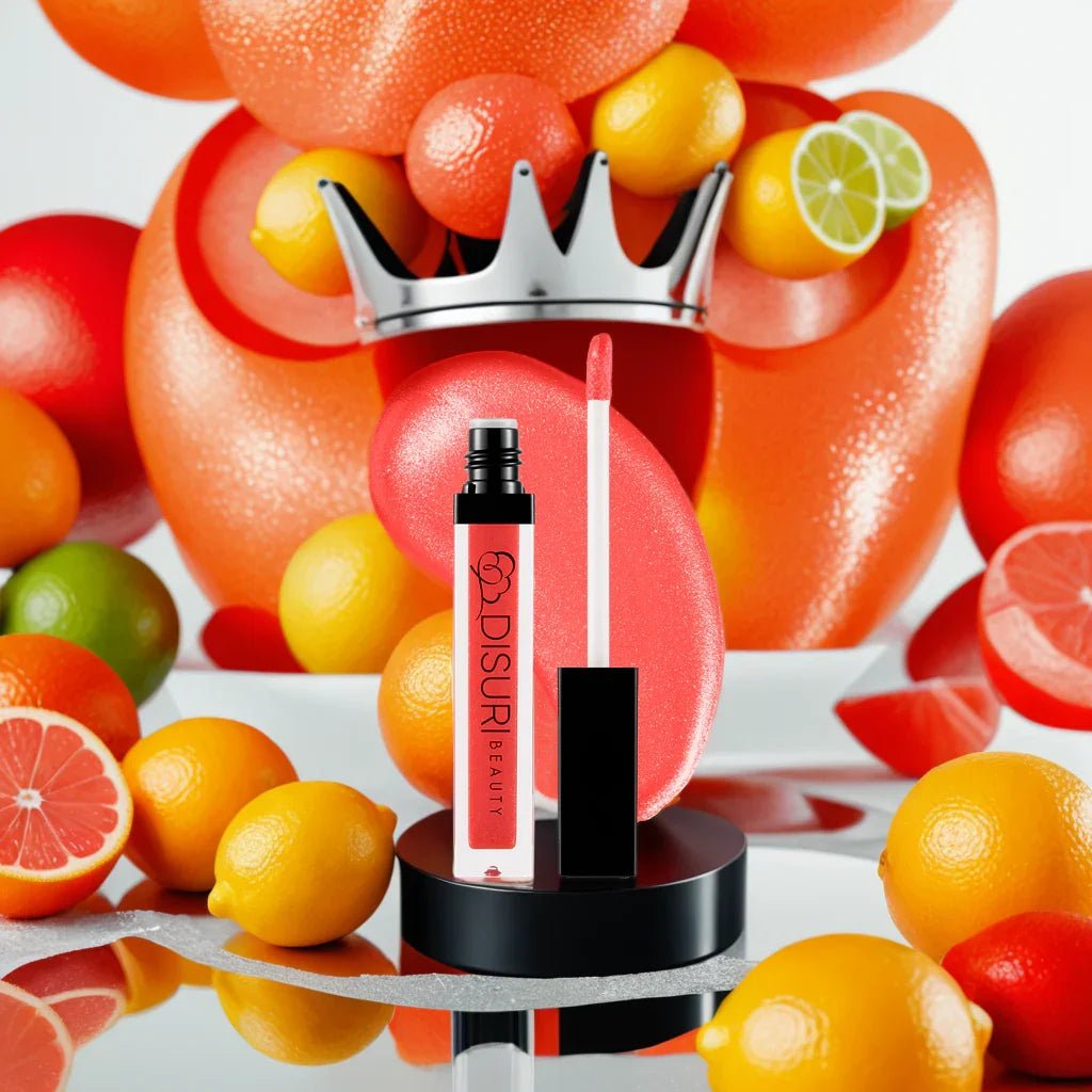 DISURI Beauty Shimmer Blast Lip Gloss - Citrus Queen (S3) DestGlow