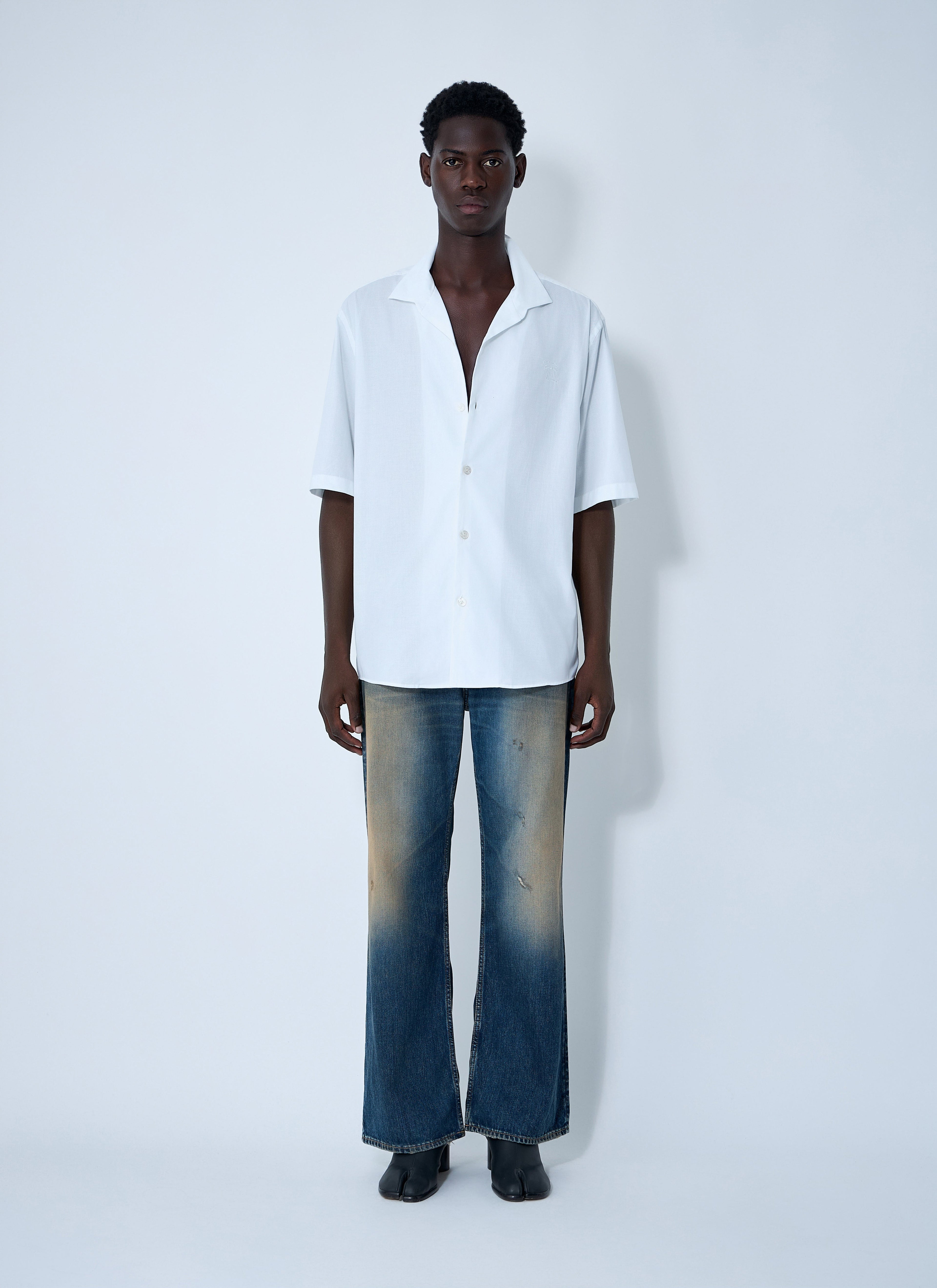 Acne Studios Men Logo Embroidery Shirt by Luosophy