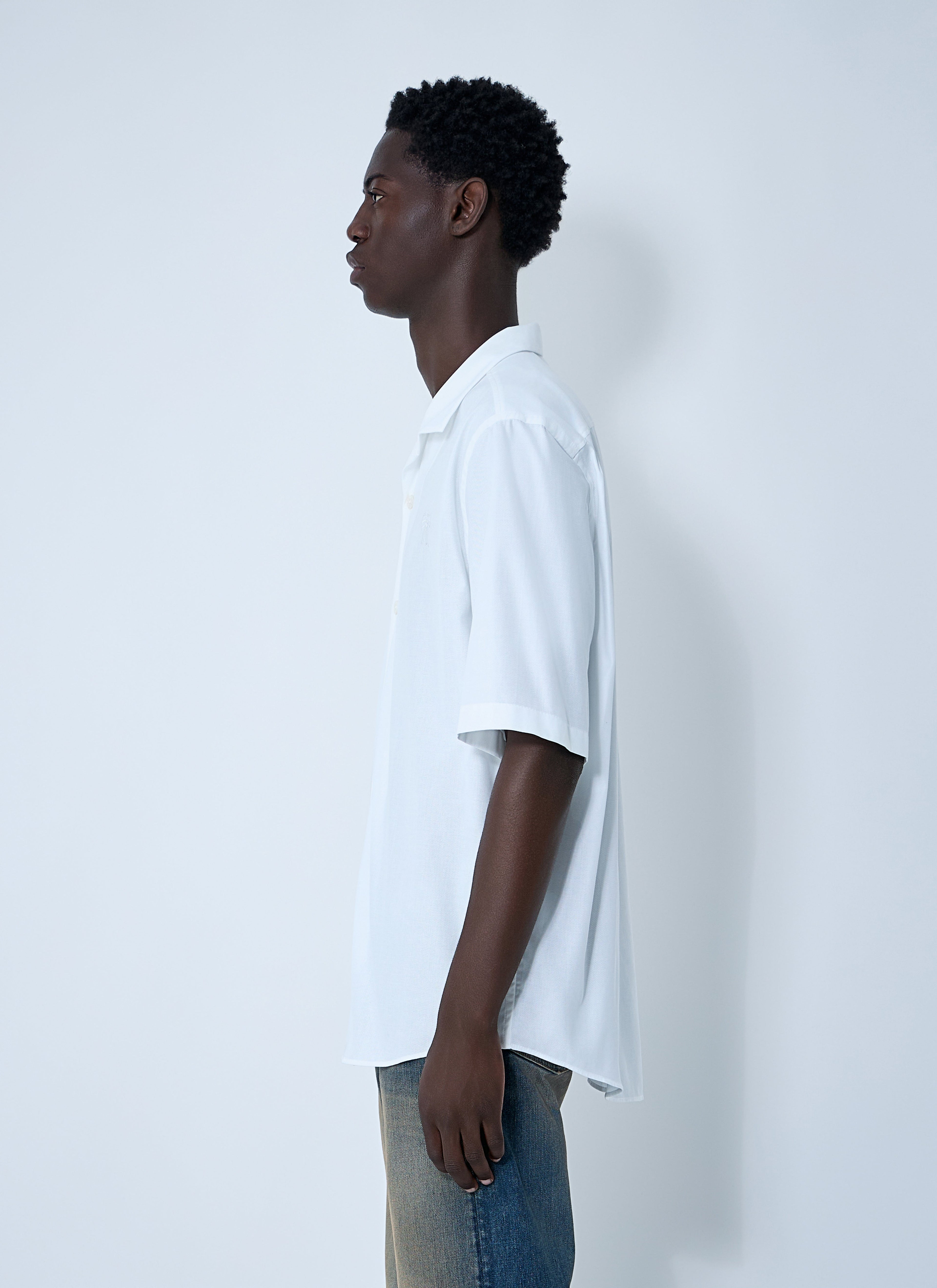 Acne Studios Men Logo Embroidery Shirt by Luosophy