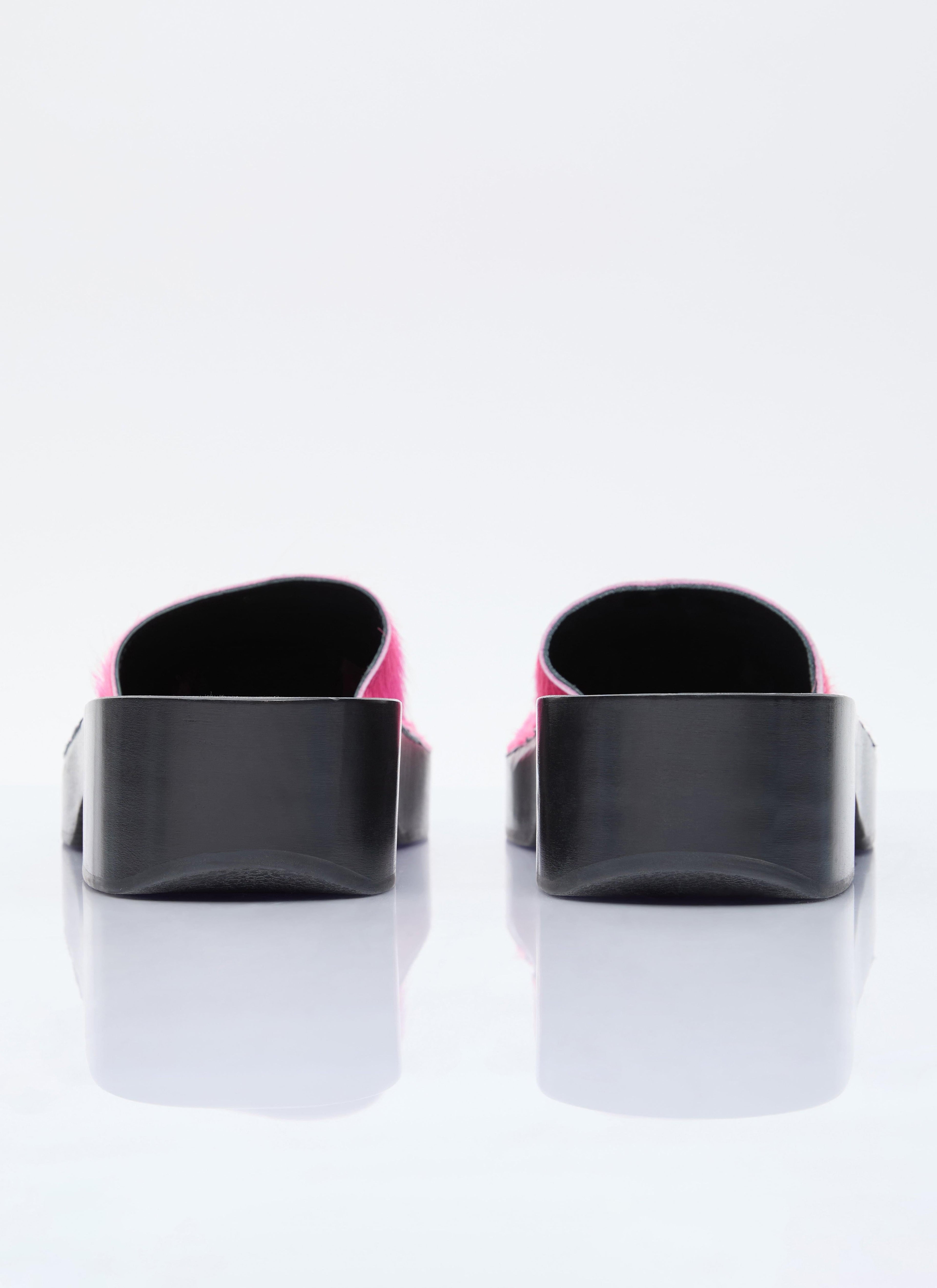 Acne Studios Women Hairy Wood Clogs DestGlow