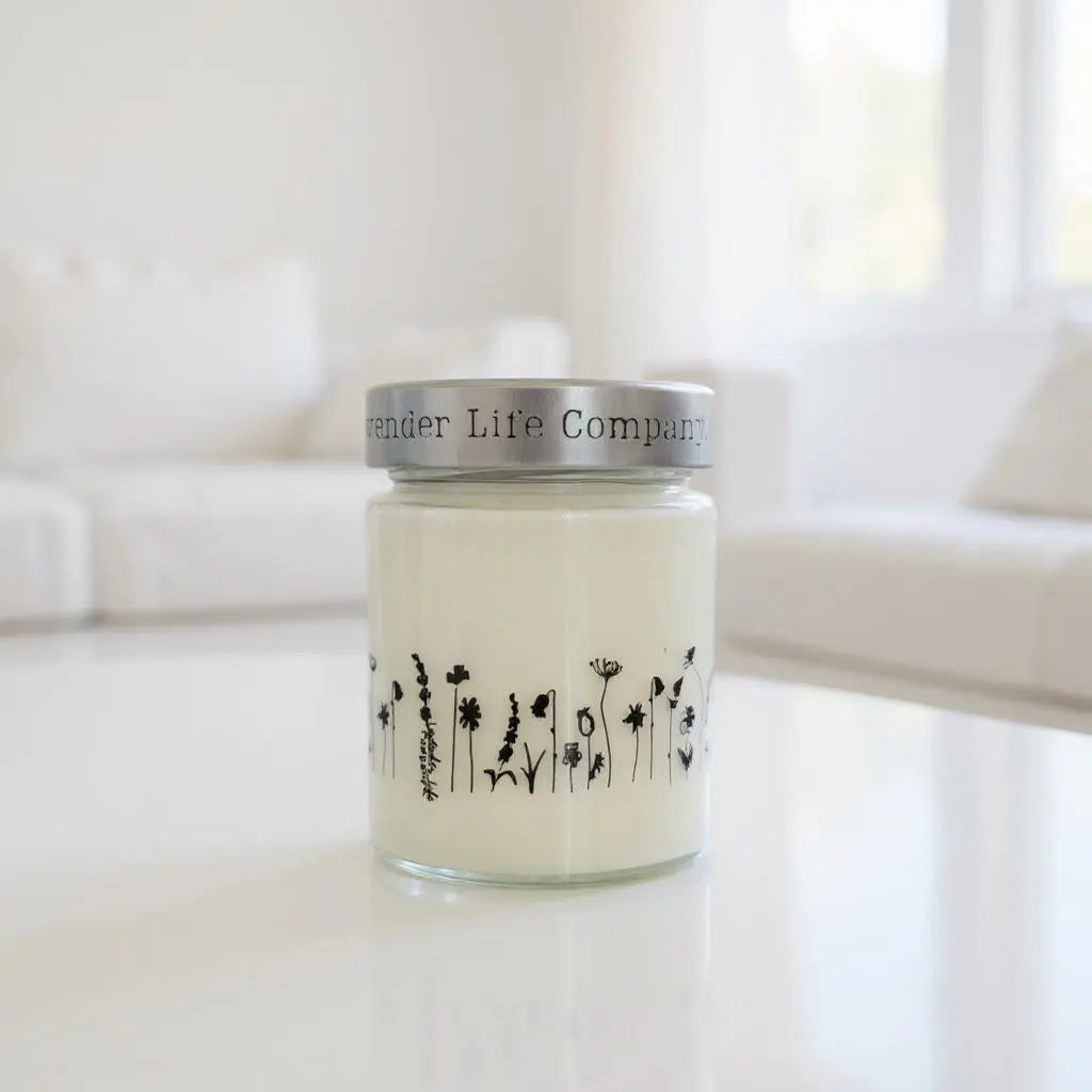 Lavender Glow Soy Candle by Lavender Life Company