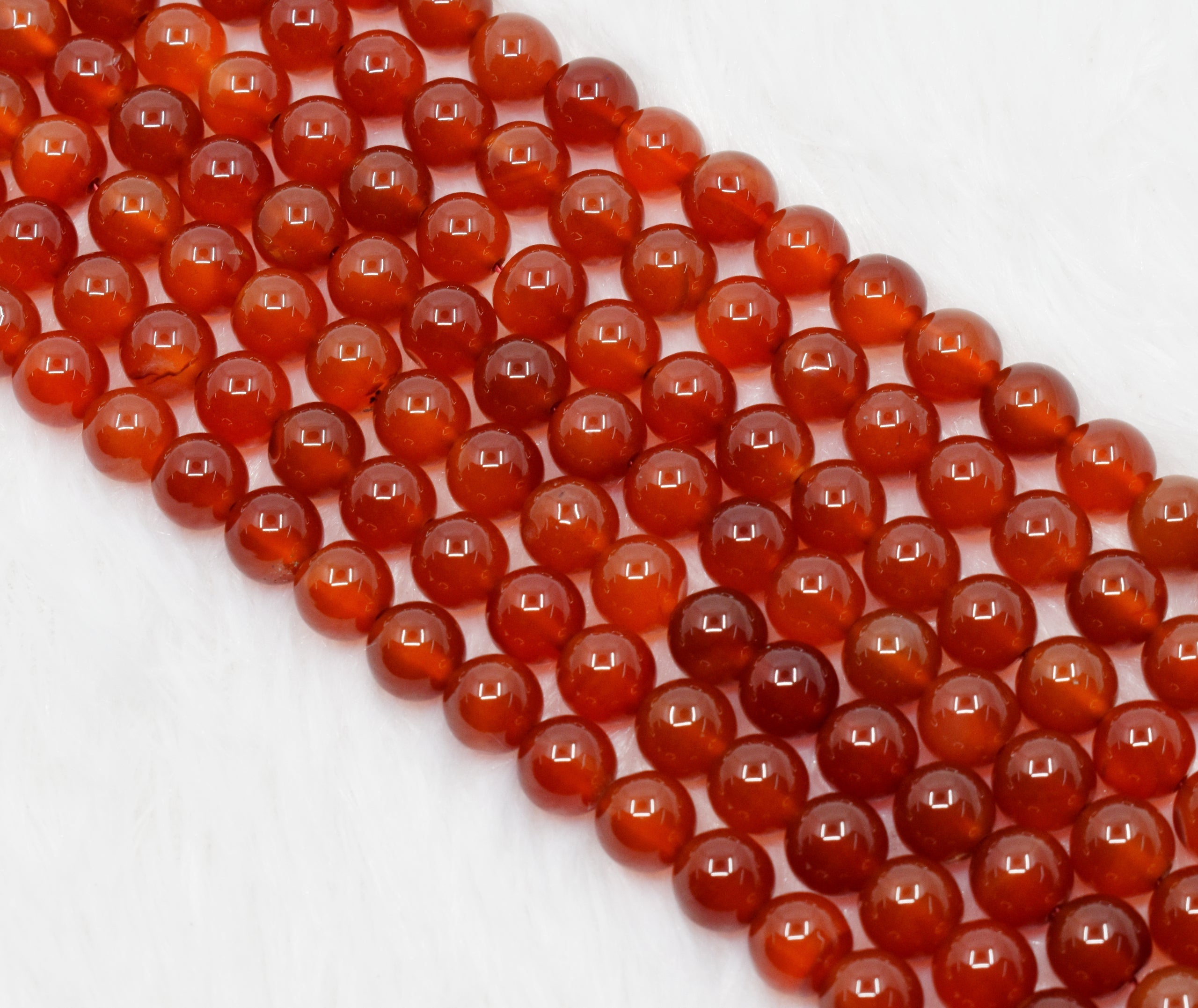 Red Onyx Beads, Natural Round Crystal Beads 4mm to 12mm DestGlow