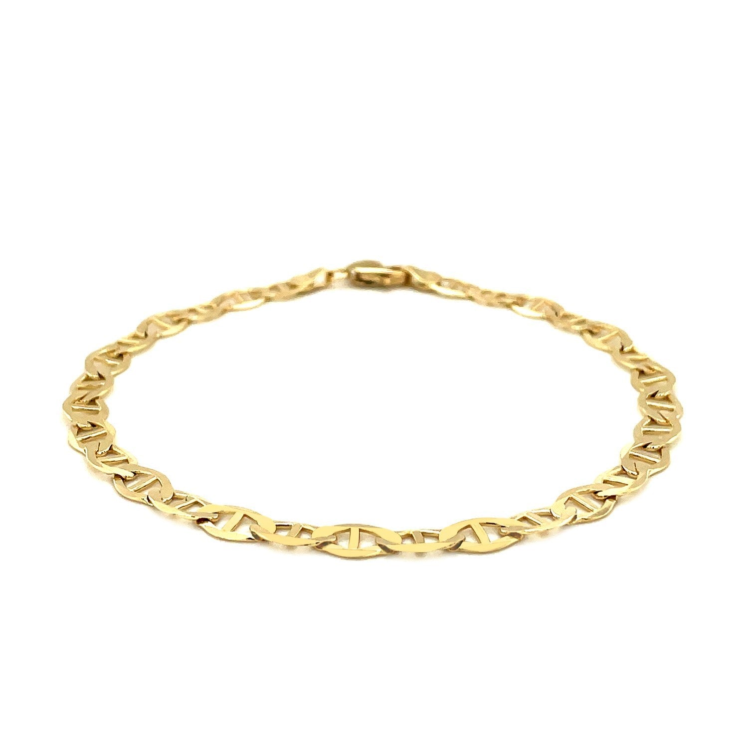 5.5mm 10k Yellow Gold Mariner Link Bracelet by Bids.com