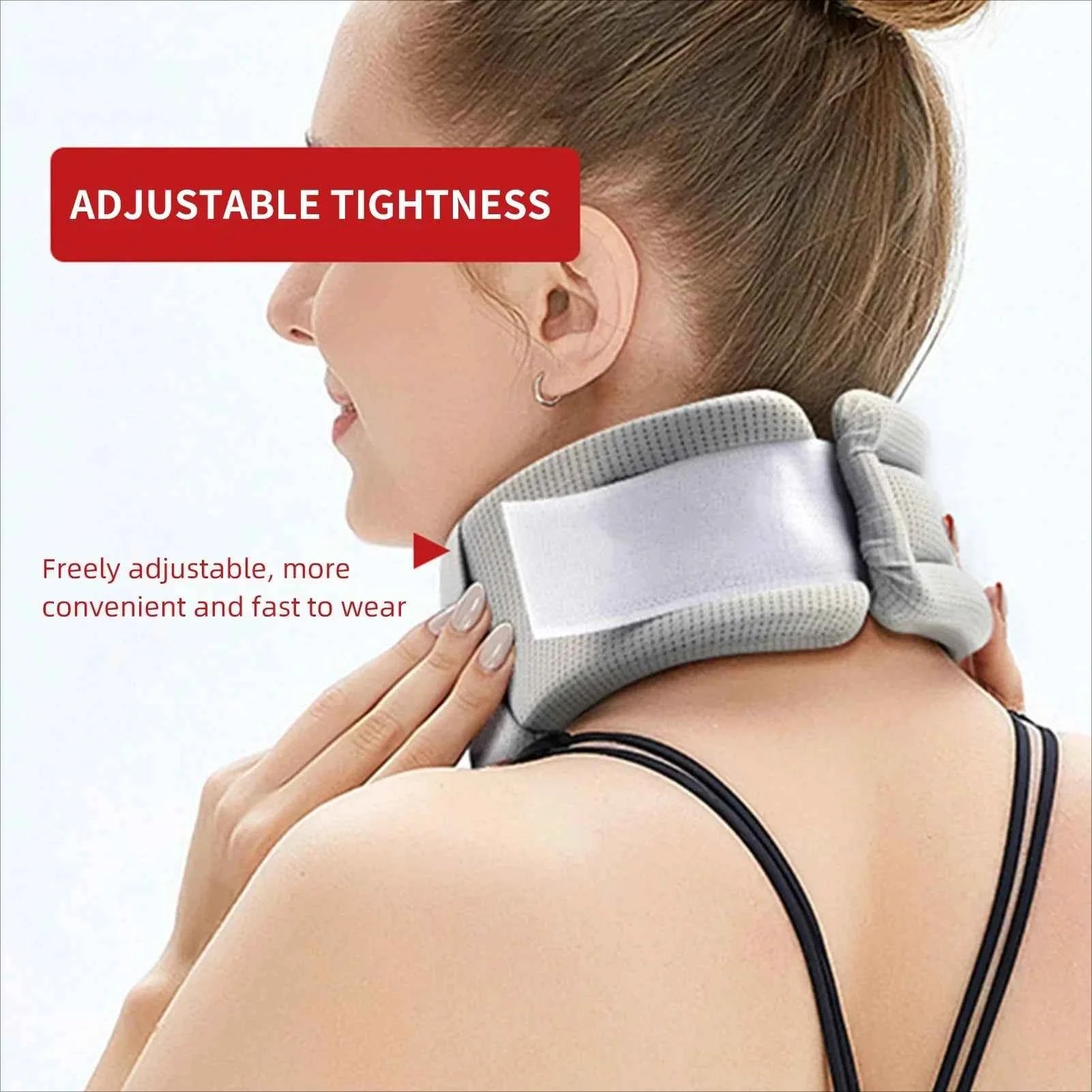 NeckComfort™ Adjustable Soft Foam Neck Brace – Pain Relief & Cervical Support