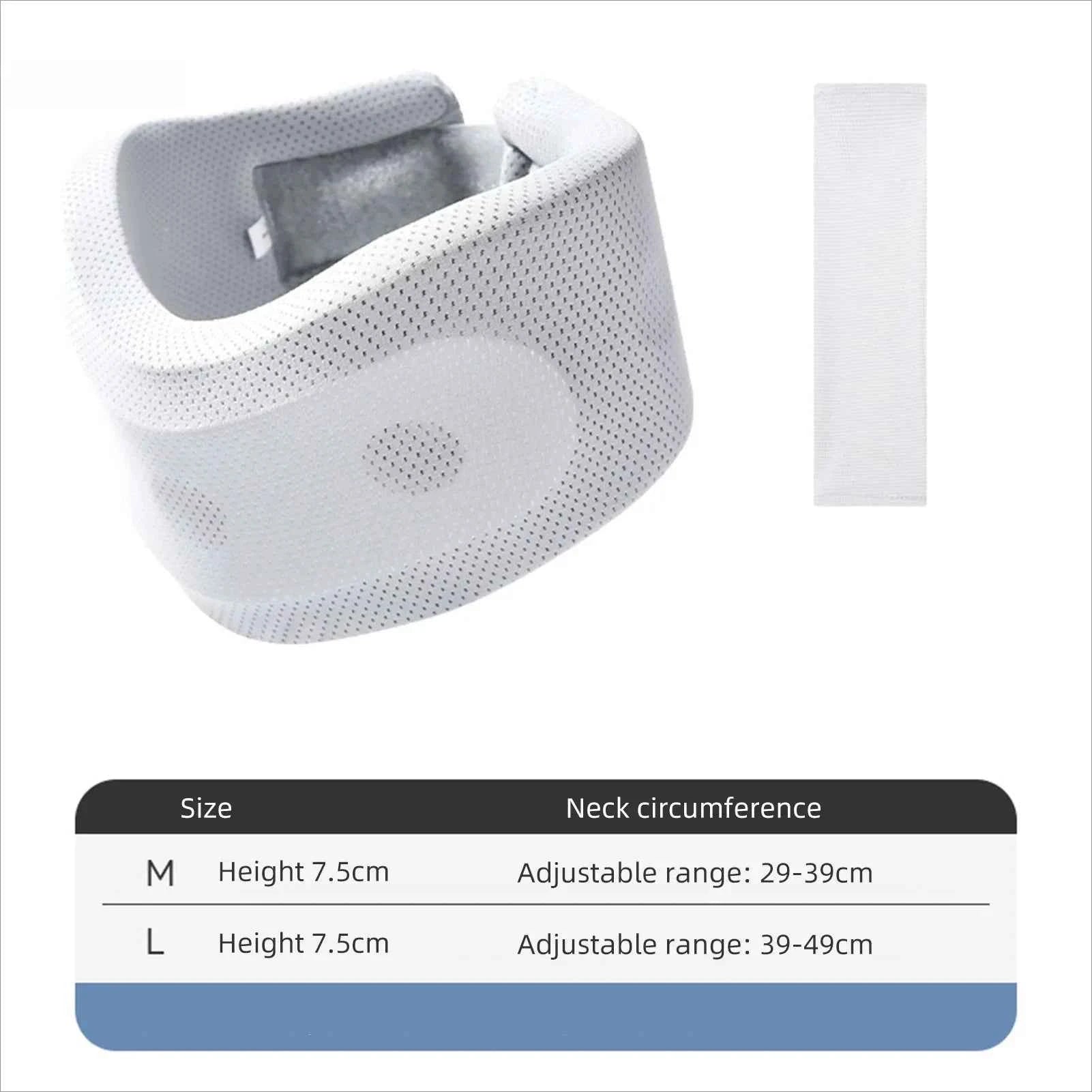 NeckComfort™ Adjustable Soft Foam Neck Brace – Pain Relief & Cervical Support