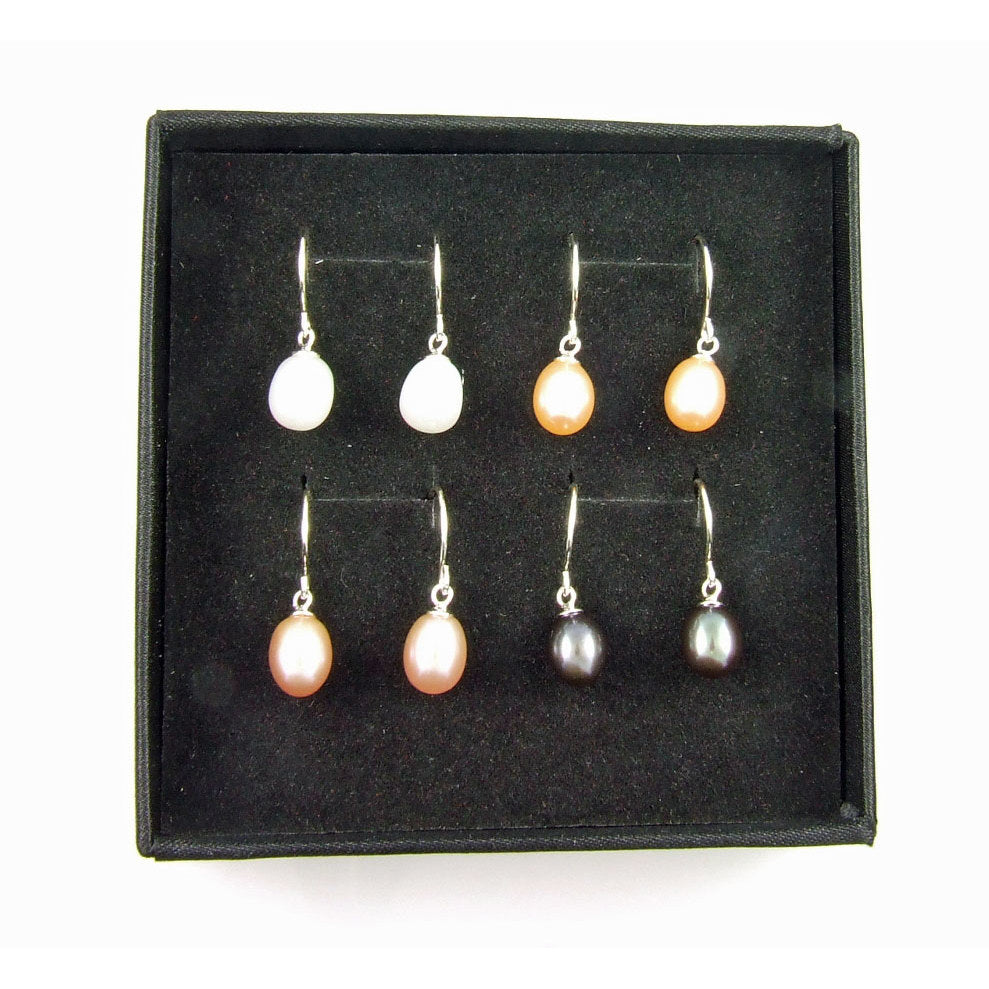Natural Fresh Water Pearl Jewelry sets Sterling Silver by Bids.com