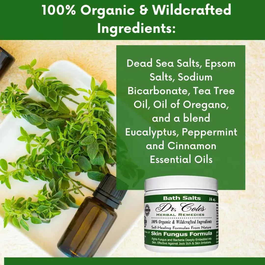 11 - Dr. Cole’s Organic Anti-fungal Skin Soaking Salts