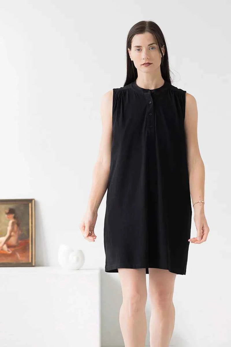 Aisha Relaxed Sleeveless Sleep Mini Tunic