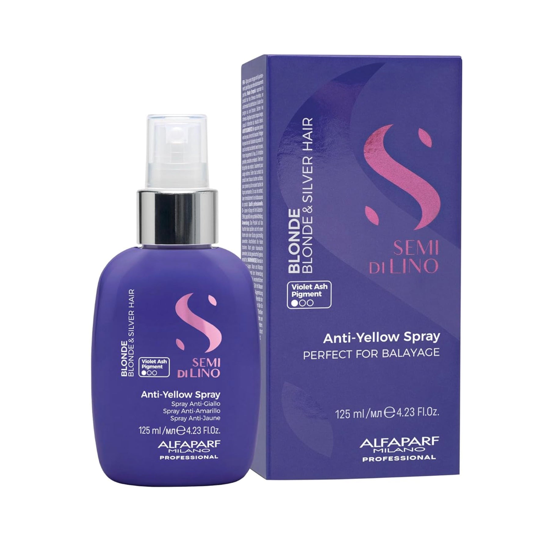 Alfaparf Milano Semi Di Lino Blonde Anti-Yellow Spray, 125 ml