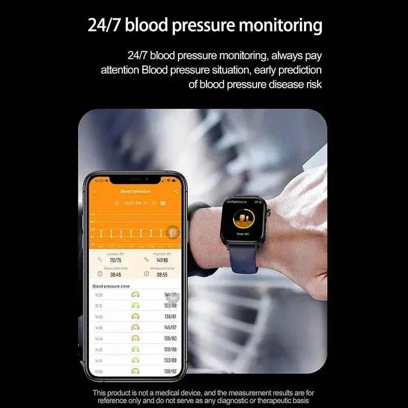 HealthPro™ All-in-One Smartwatch – ECG Monitoring & AI Voice Assistant