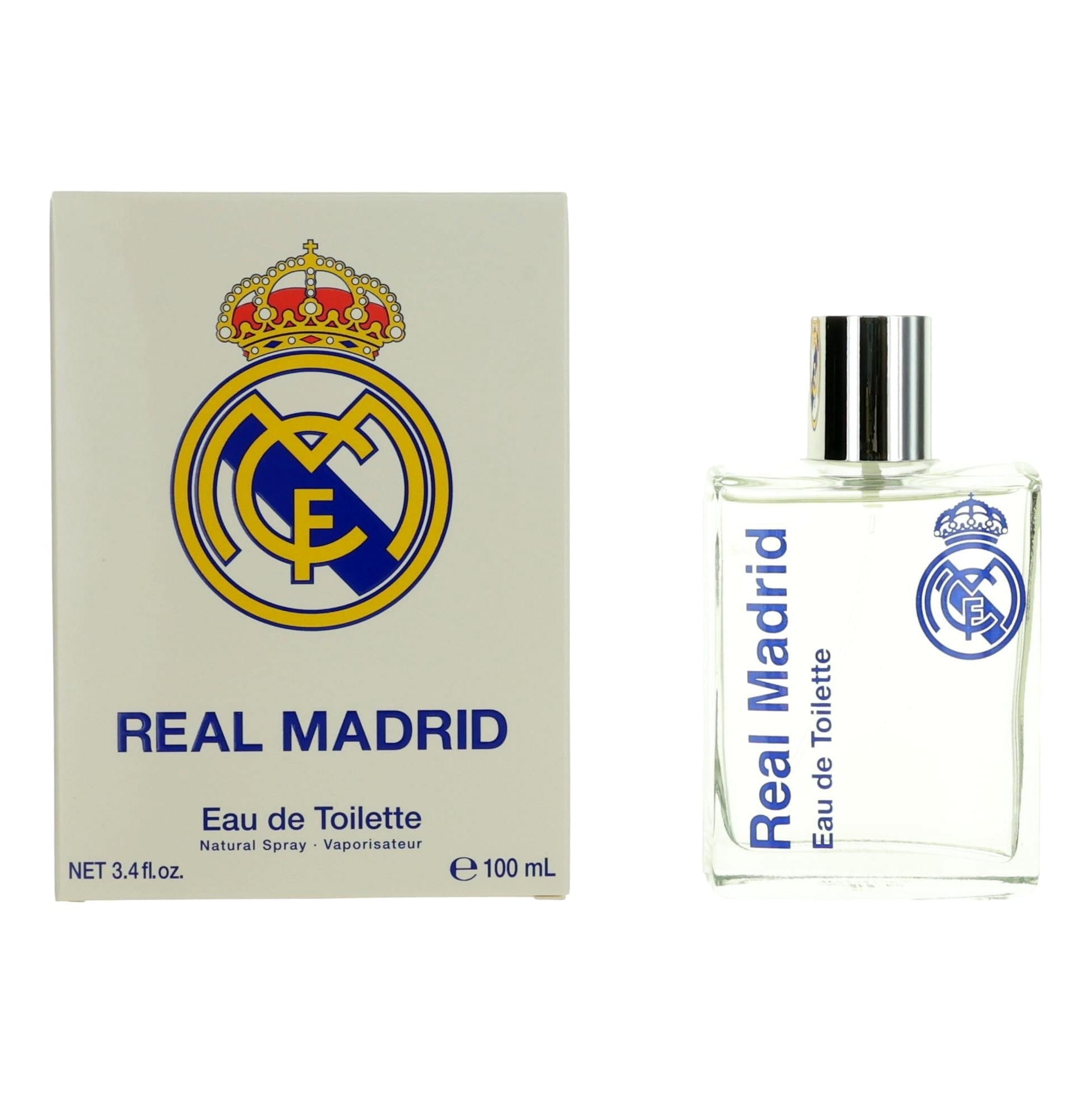 FC Real Madrid, 3.4 oz EDT Spray for Men by Avera Group