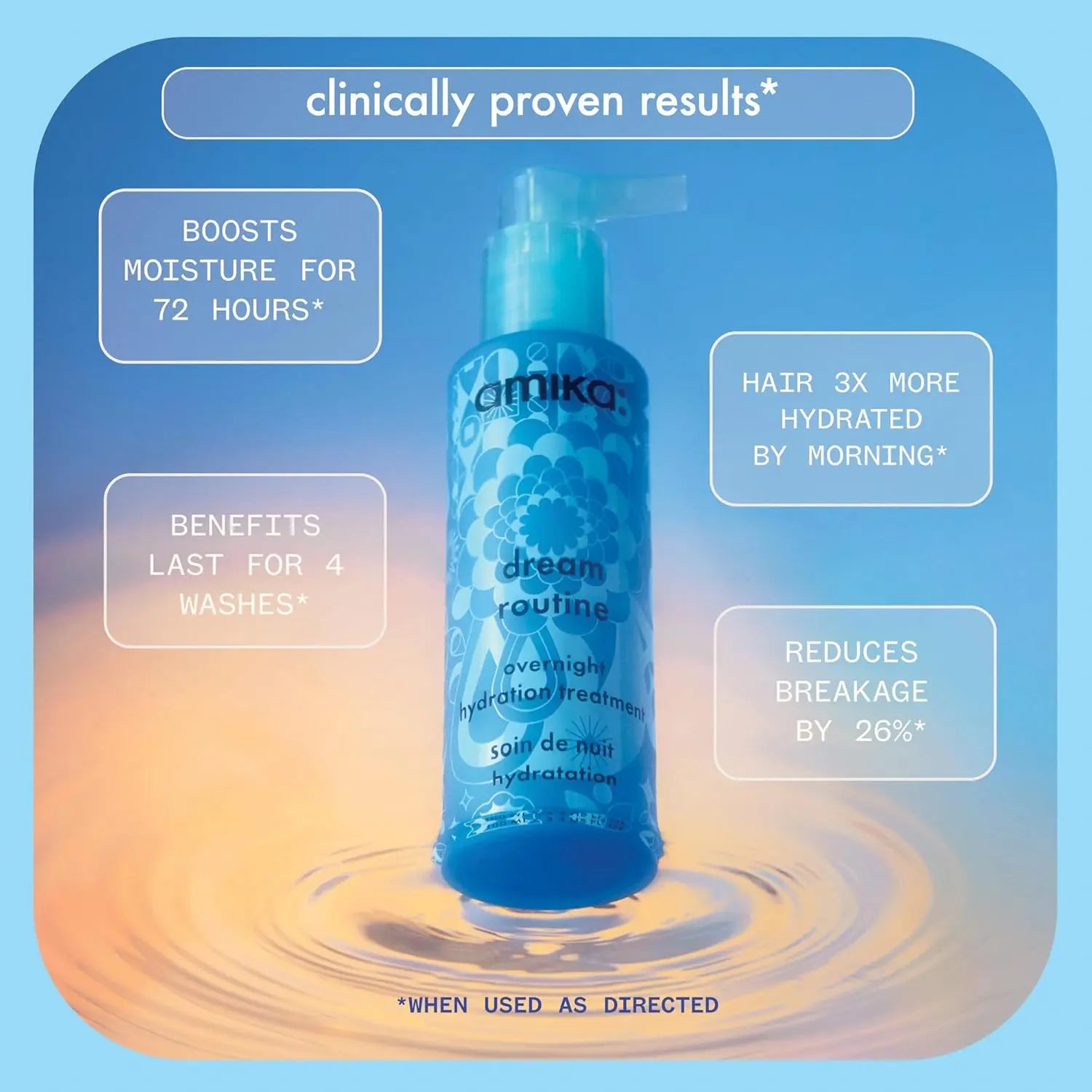 Amika Dream Routine Overnight Hydrating Hair Mask 100 mL