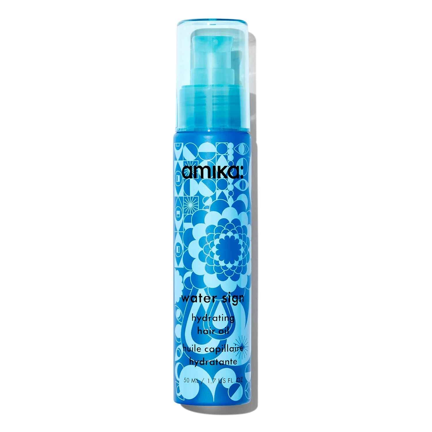 Amika Water Sign Hydrating Hair Oil with Hyaluronic Acid 1.7 Oz