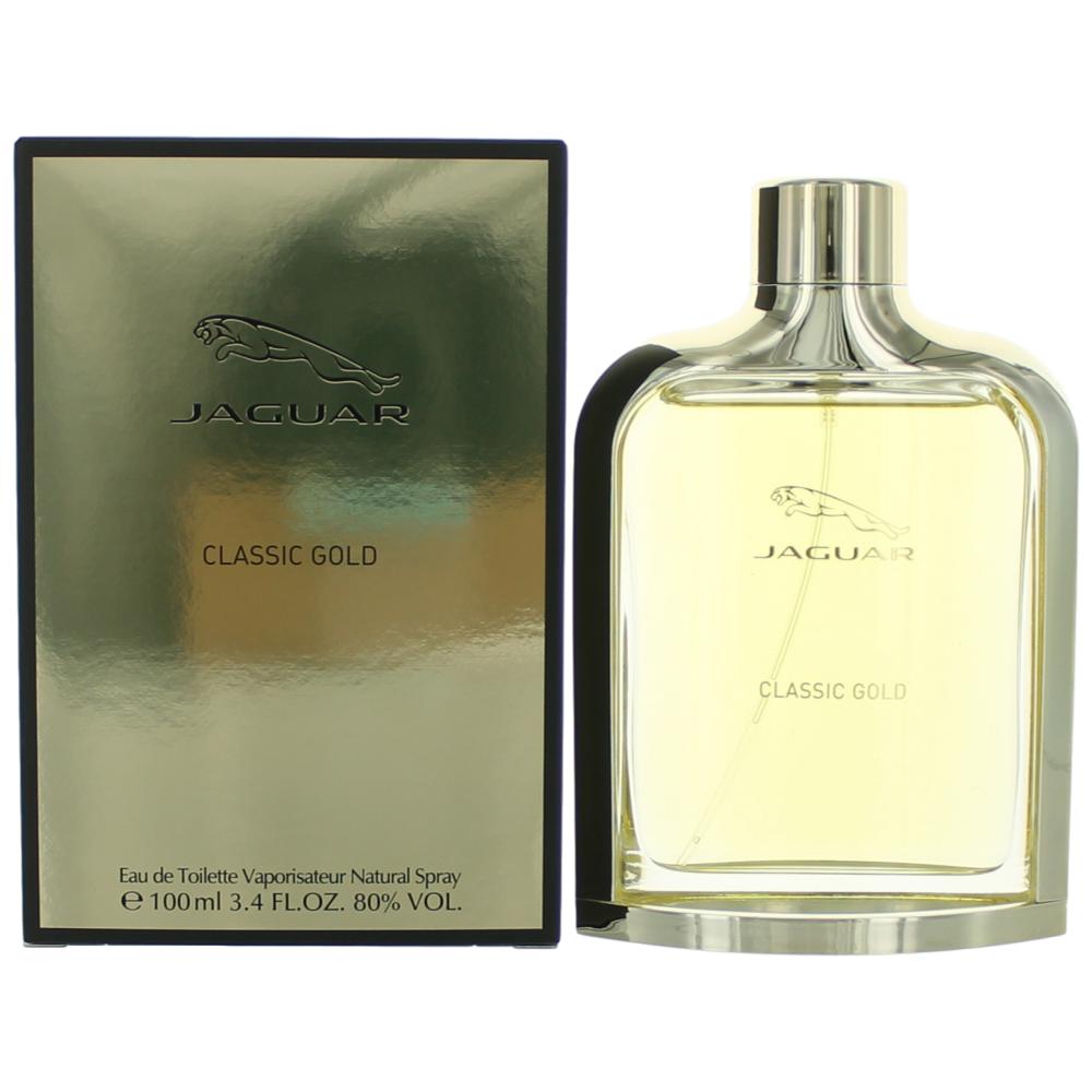 Jaguar Classic Gold, 3.4 oz EDT Spray for Men by Avera Group