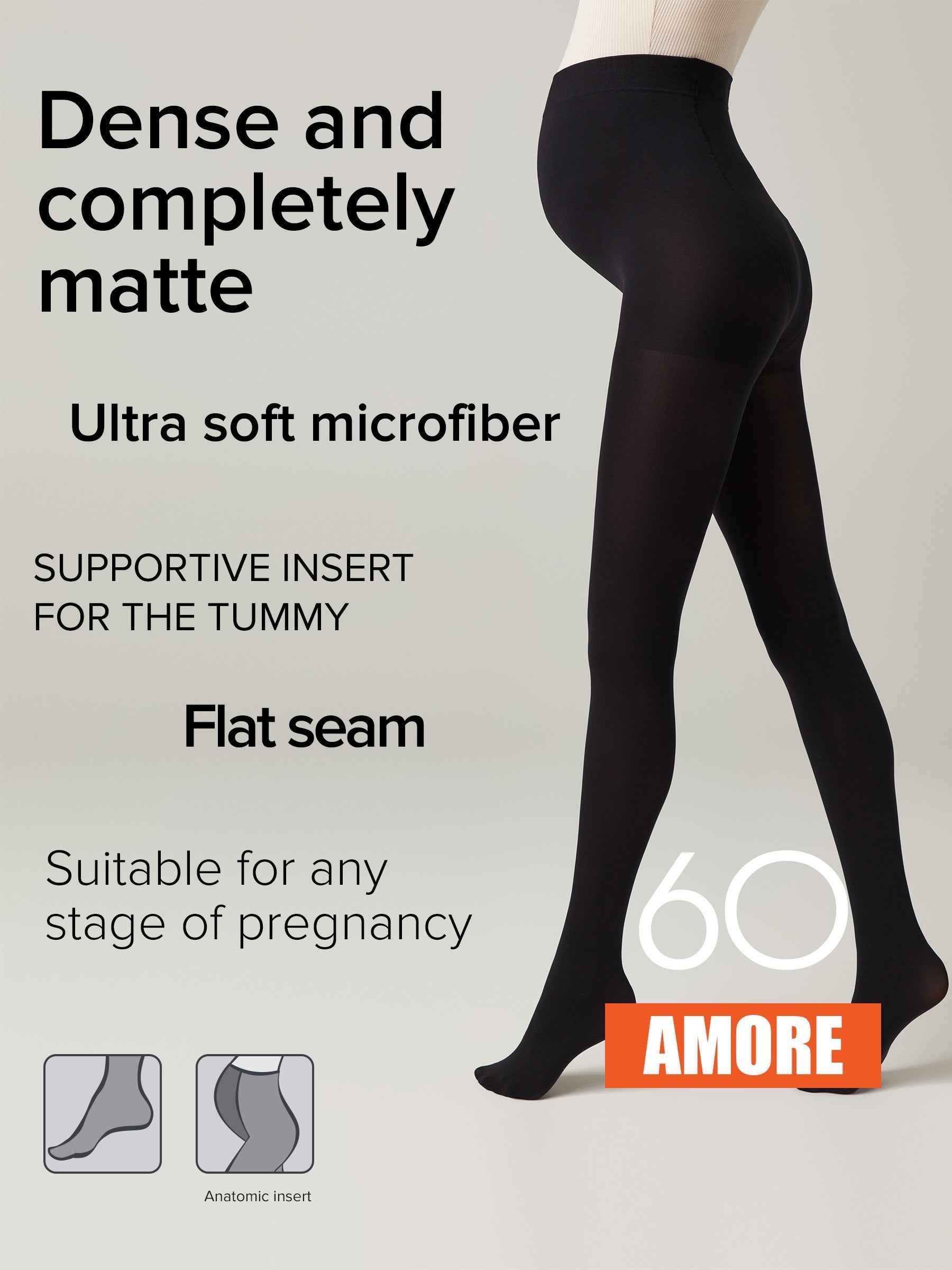 Maternity Tights Conte Amore 60 Den Support Effect Microfiber