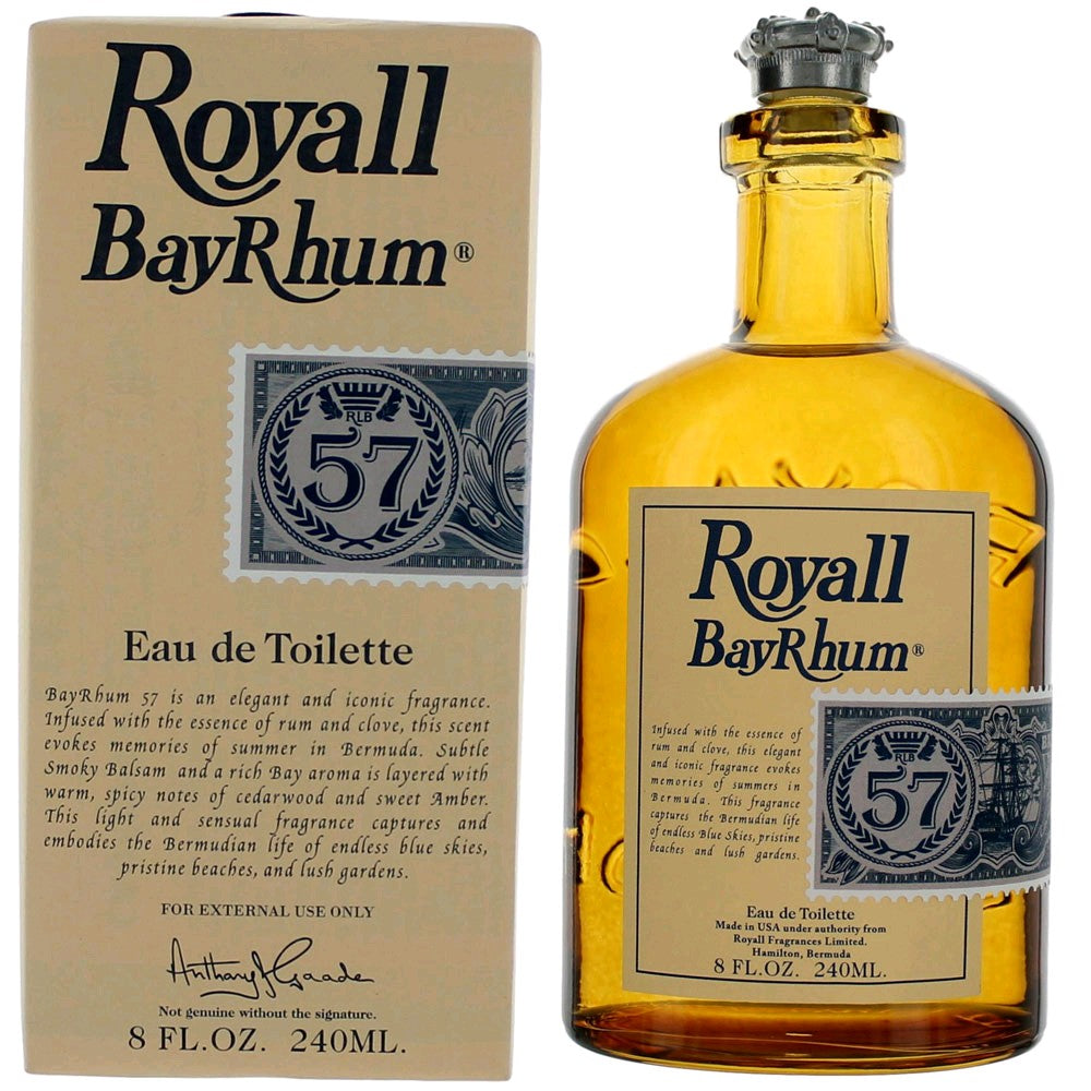 Royall BayRhum 57, 8 oz EDT Splash for Men by Avera Group