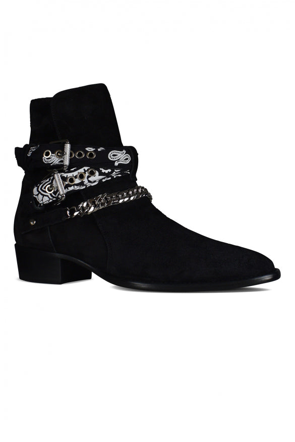 Amiri Men Boots Bandana Buckle by Luosophy