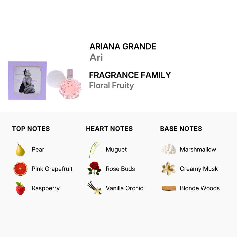 Ariana Grande ARI Eau de Parfum Spray for Women (3.4oz DestGlow