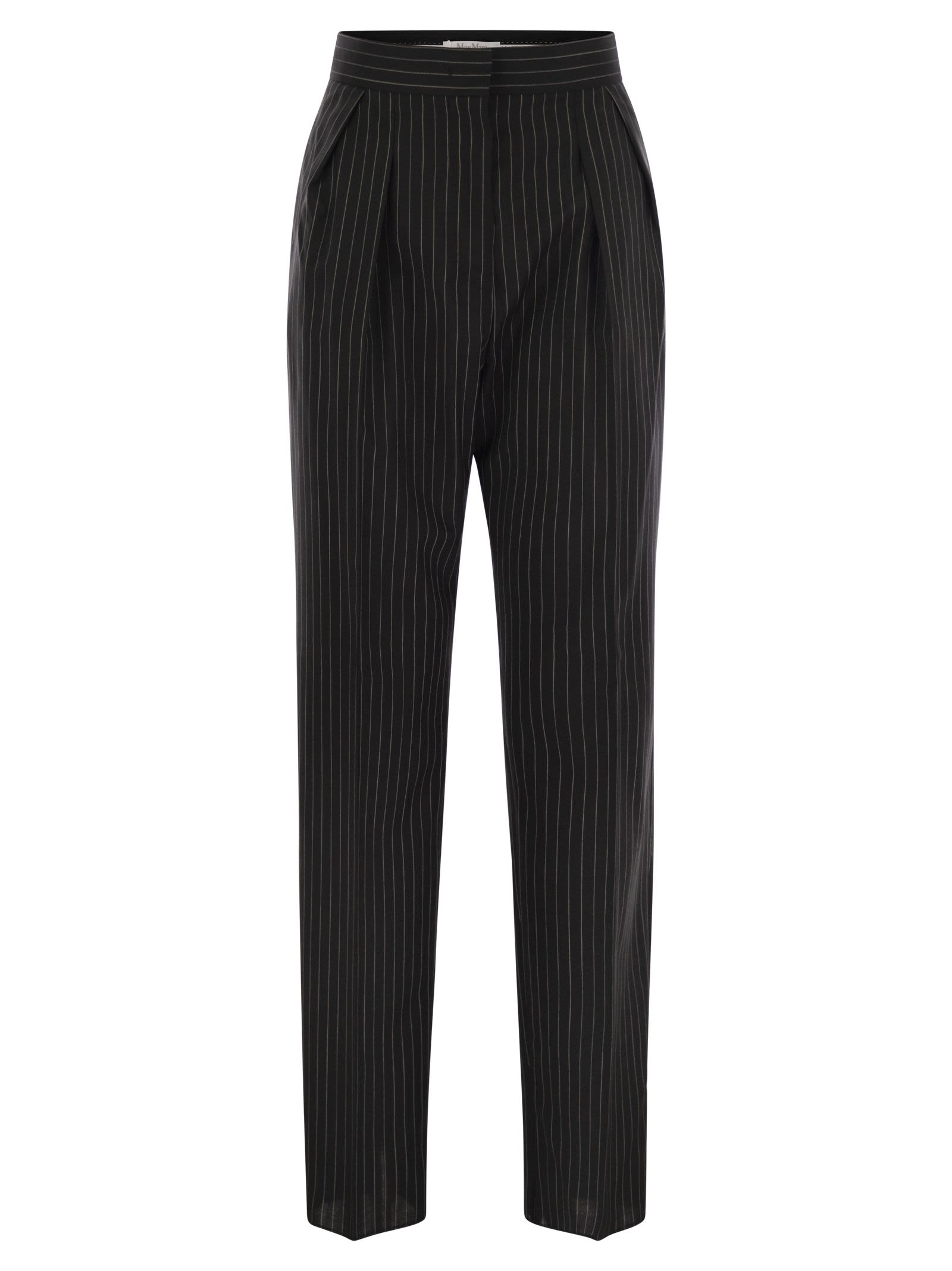 Max Mara Women Sesamo - Carrot Trousers In Wool Cloth by Luosophy