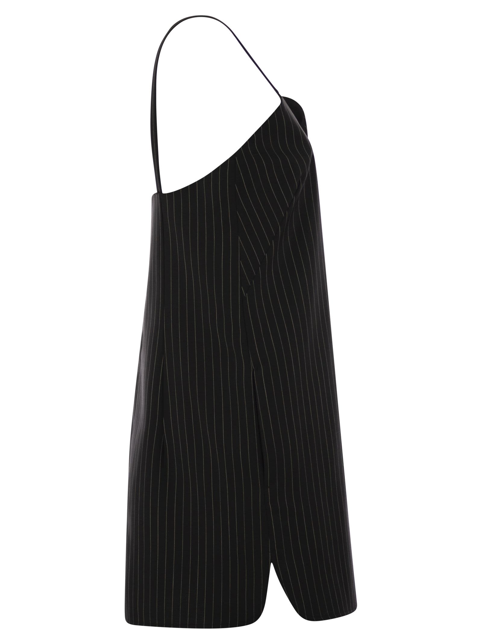 Max Mara Women Elam - Pinstripe Wool Cloth Dress by Luosophy