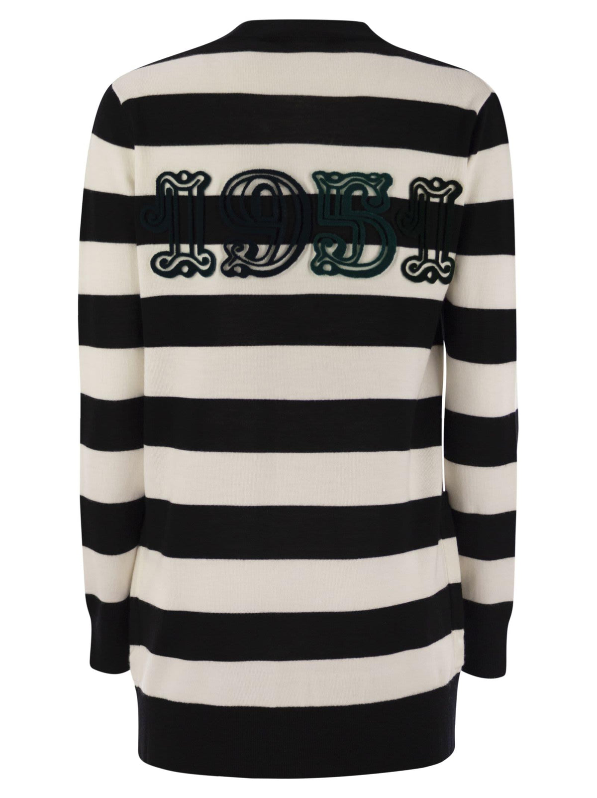 Max Mara Women Fiemme - Long Striped Wool Cardigan