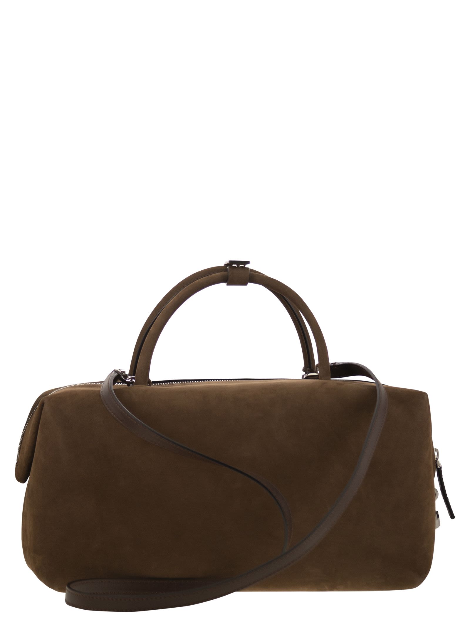 Max Mara Women Holdalllsuede - Large Nubuck Leather Satchel by Luosophy