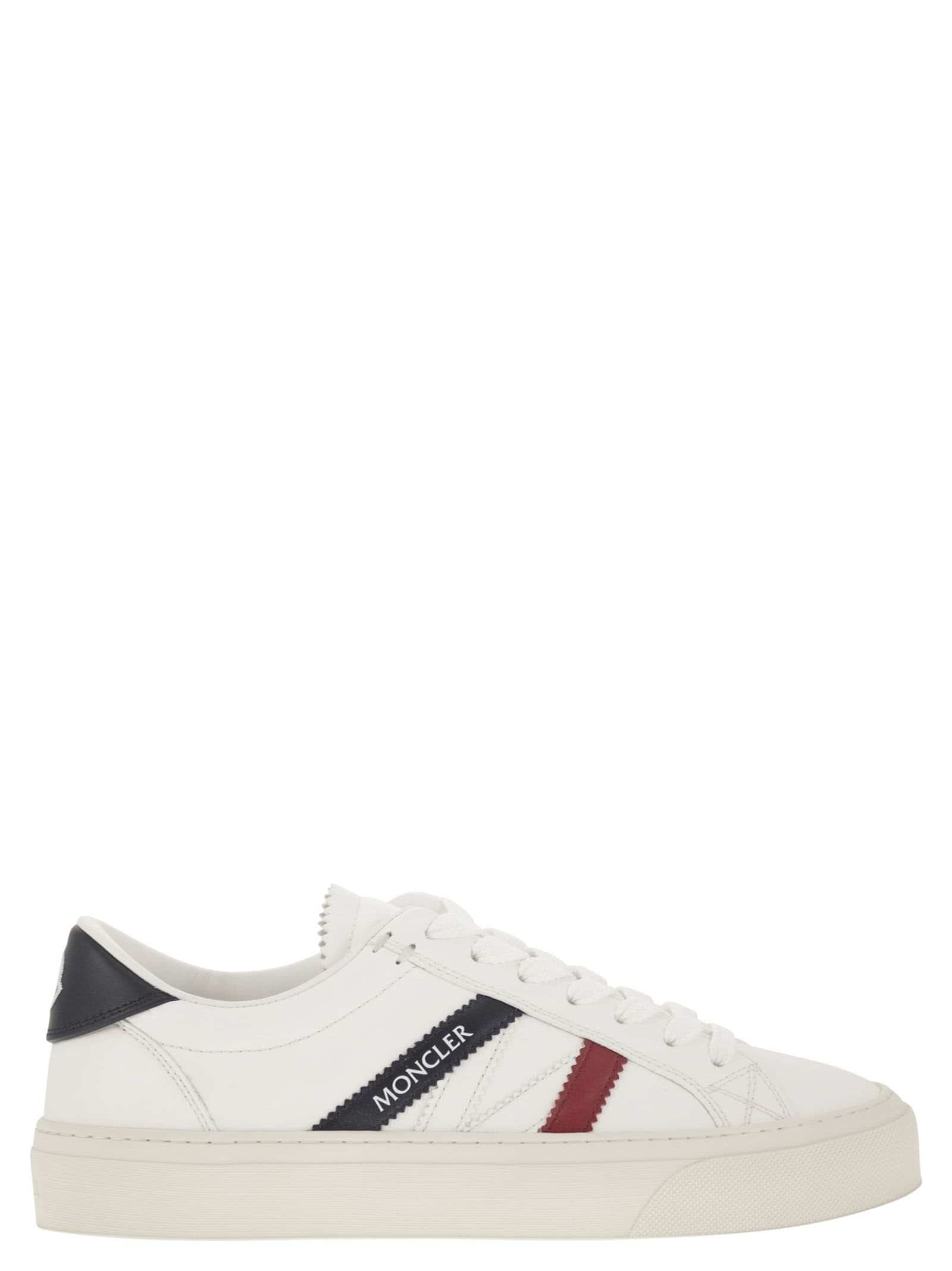 Moncler women monaco2 - leather trainer