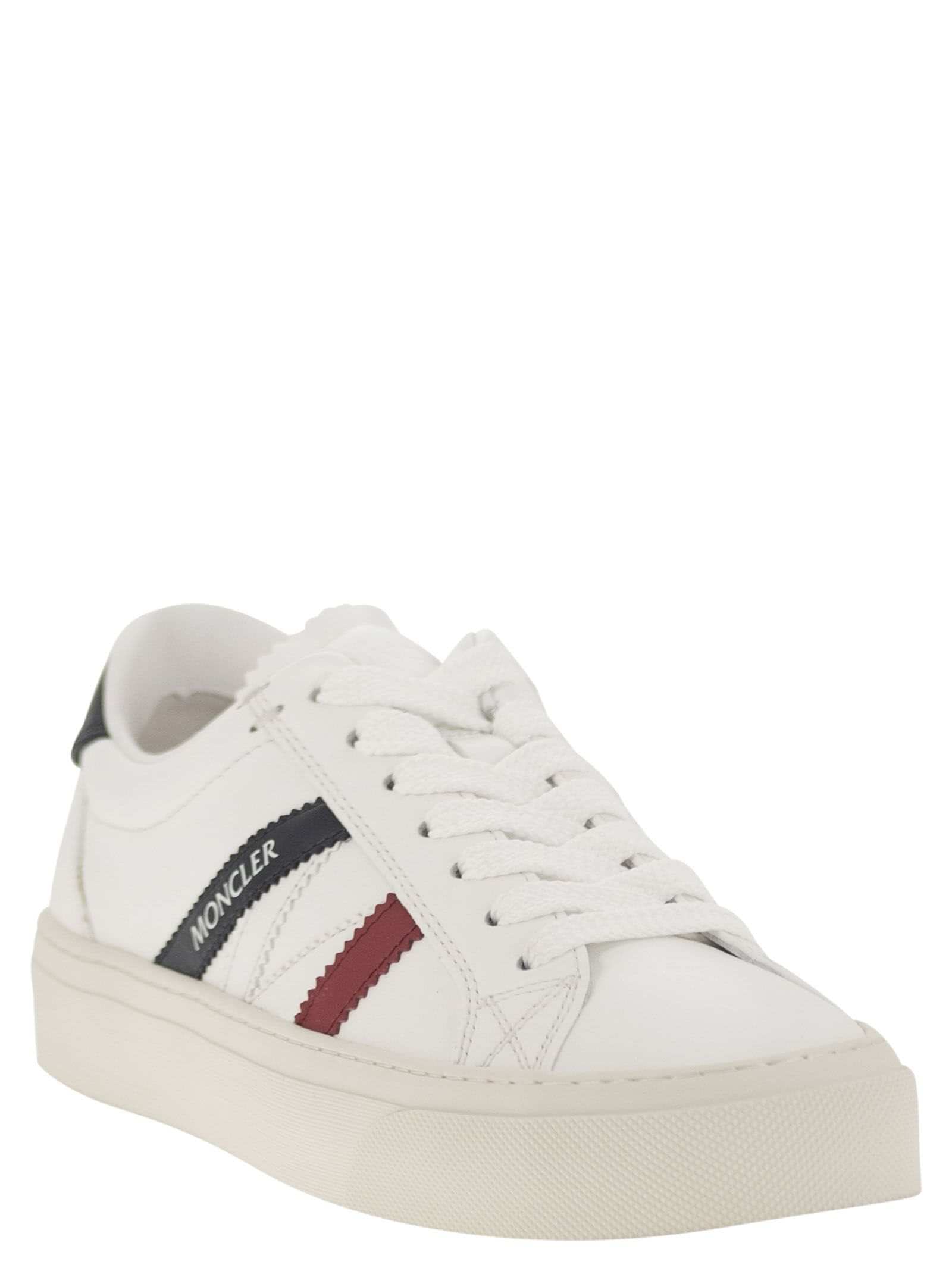 Moncler women monaco2 - leather trainer
