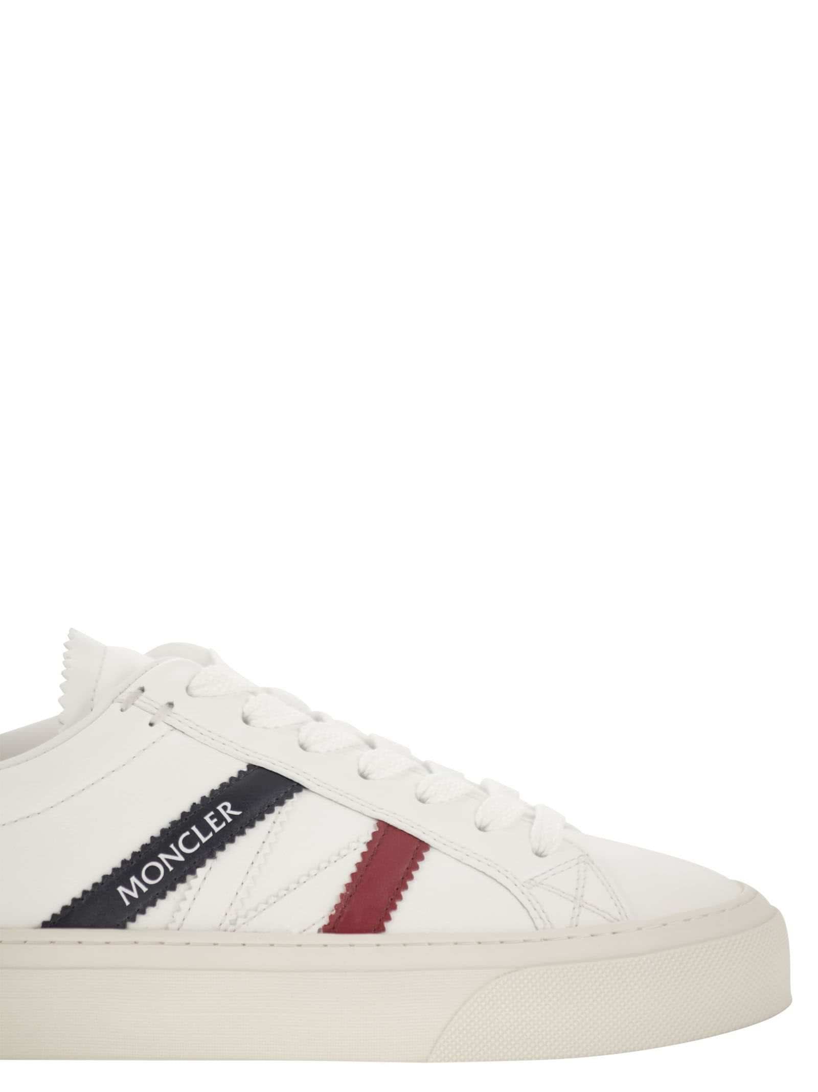 Moncler women monaco2 - leather trainer
