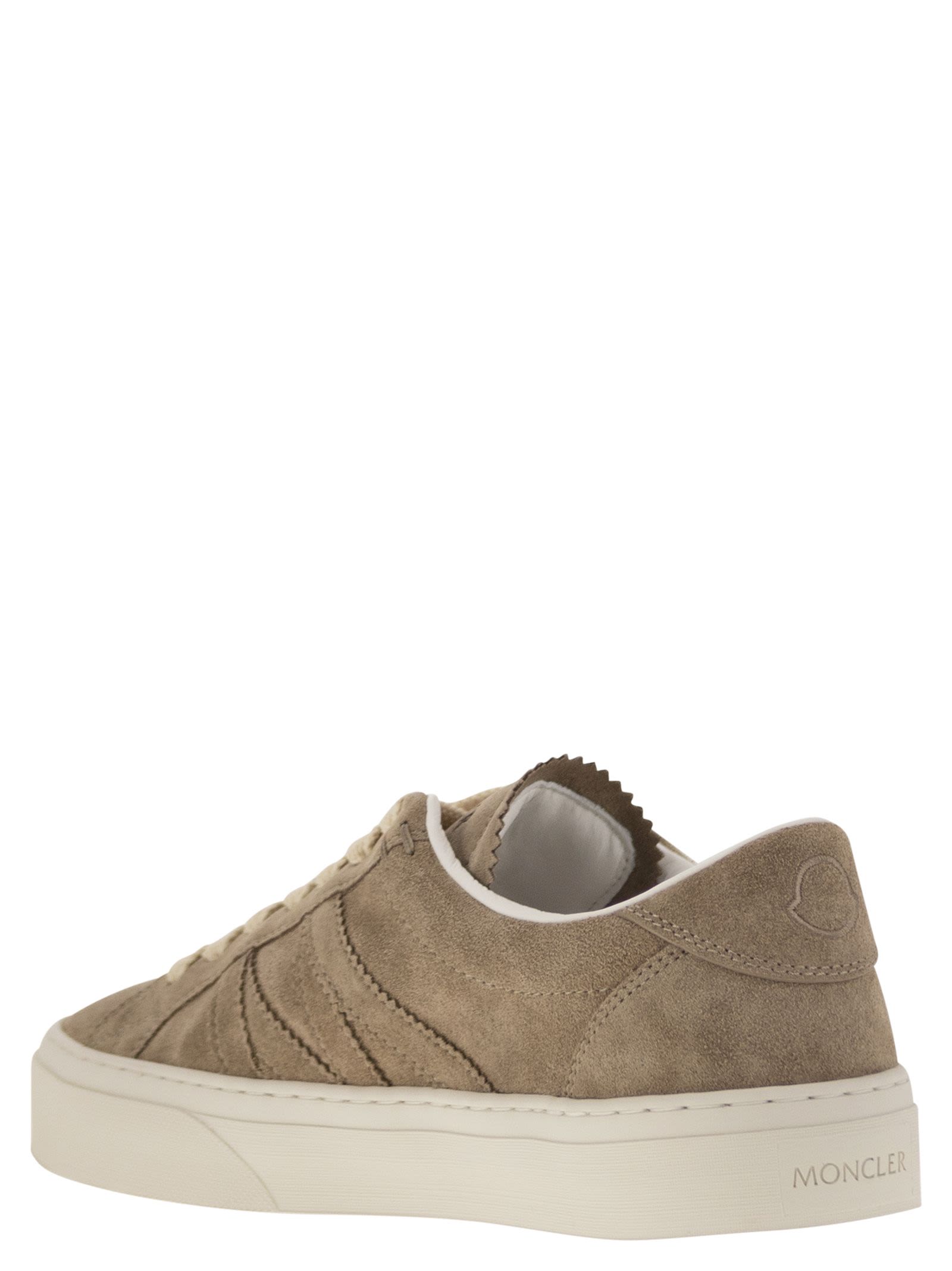 Moncler Women Monaco2 - Suede Sneakers by Luosophy
