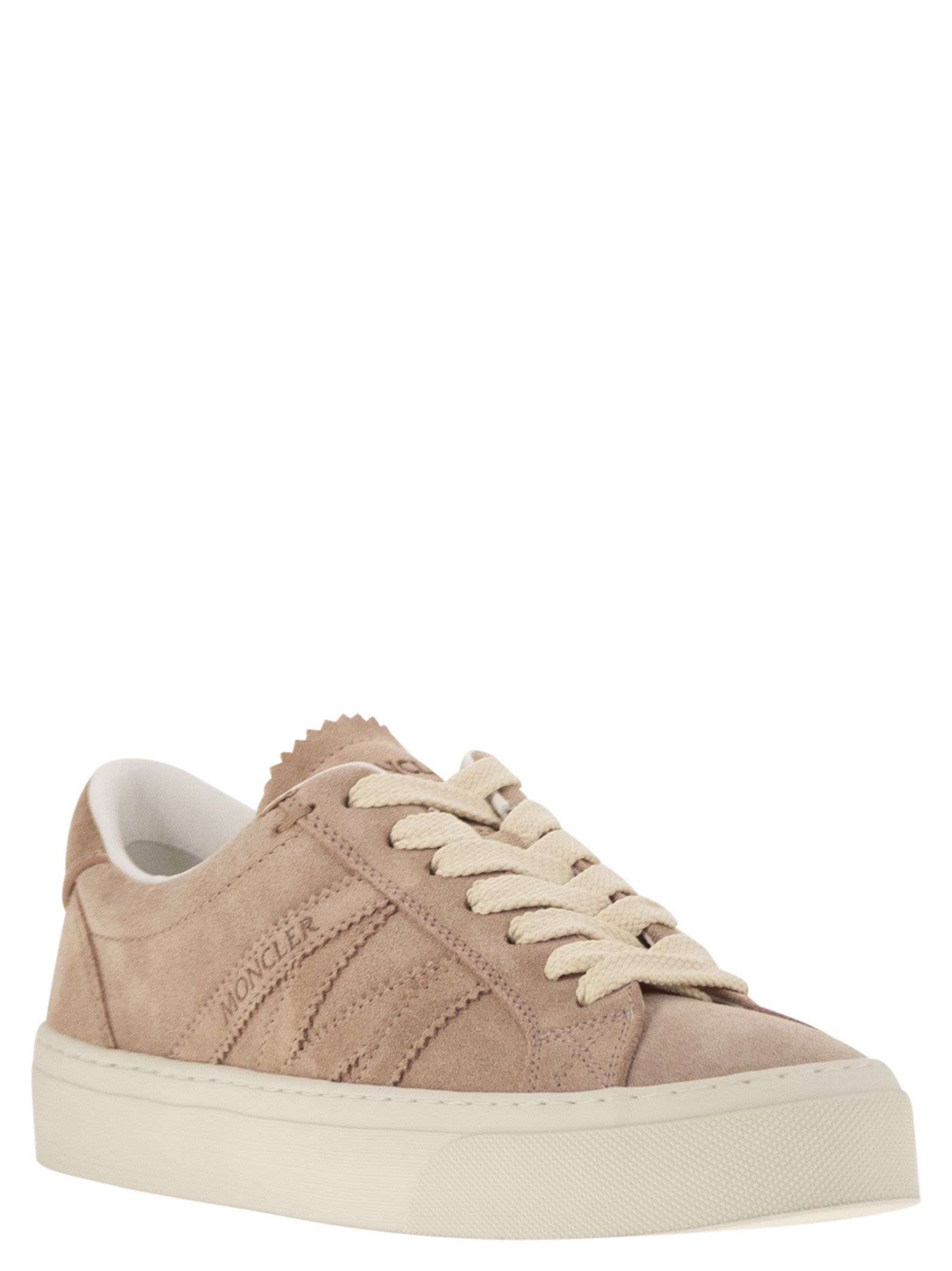 Moncler Women Monaco2 - Suede Sneakers by Luosophy