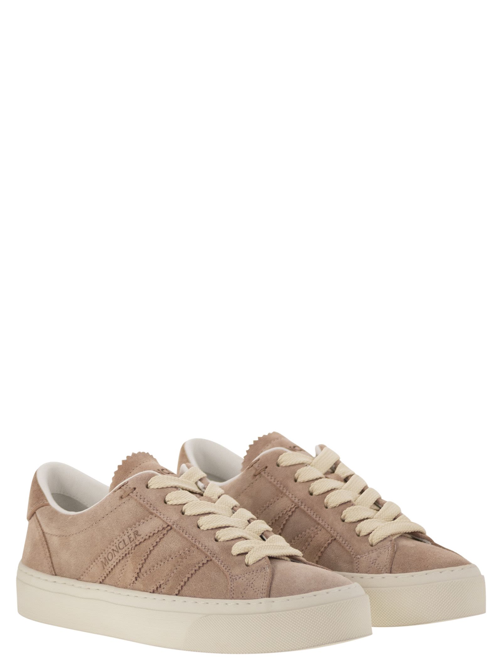 Moncler Women Monaco2 - Suede Sneakers by Luosophy