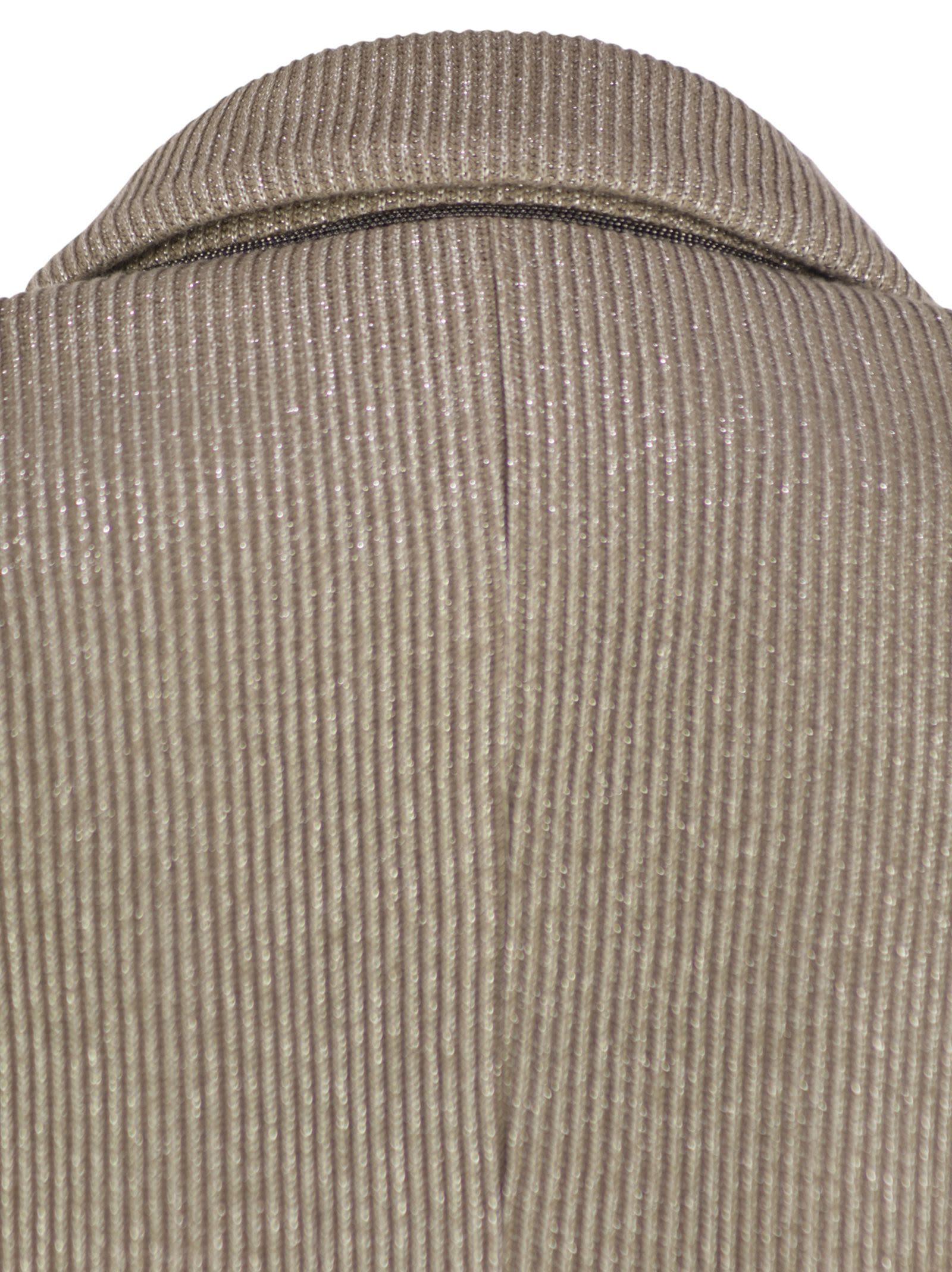 Brunello Cucinelli Women Sparkling English Rib Cotton And Viscose Knitted Jacket With Monili by Luosophy