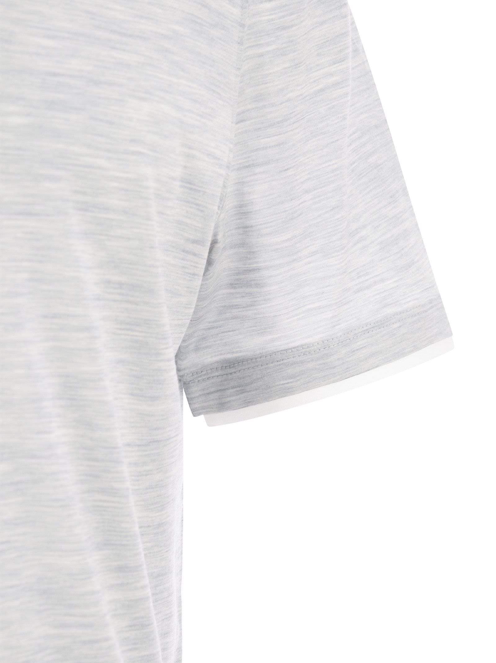 Brunello Cucinelli Men Slim Fit Crew-Neck T-Shirt In Lightweight Cotton Jersey
