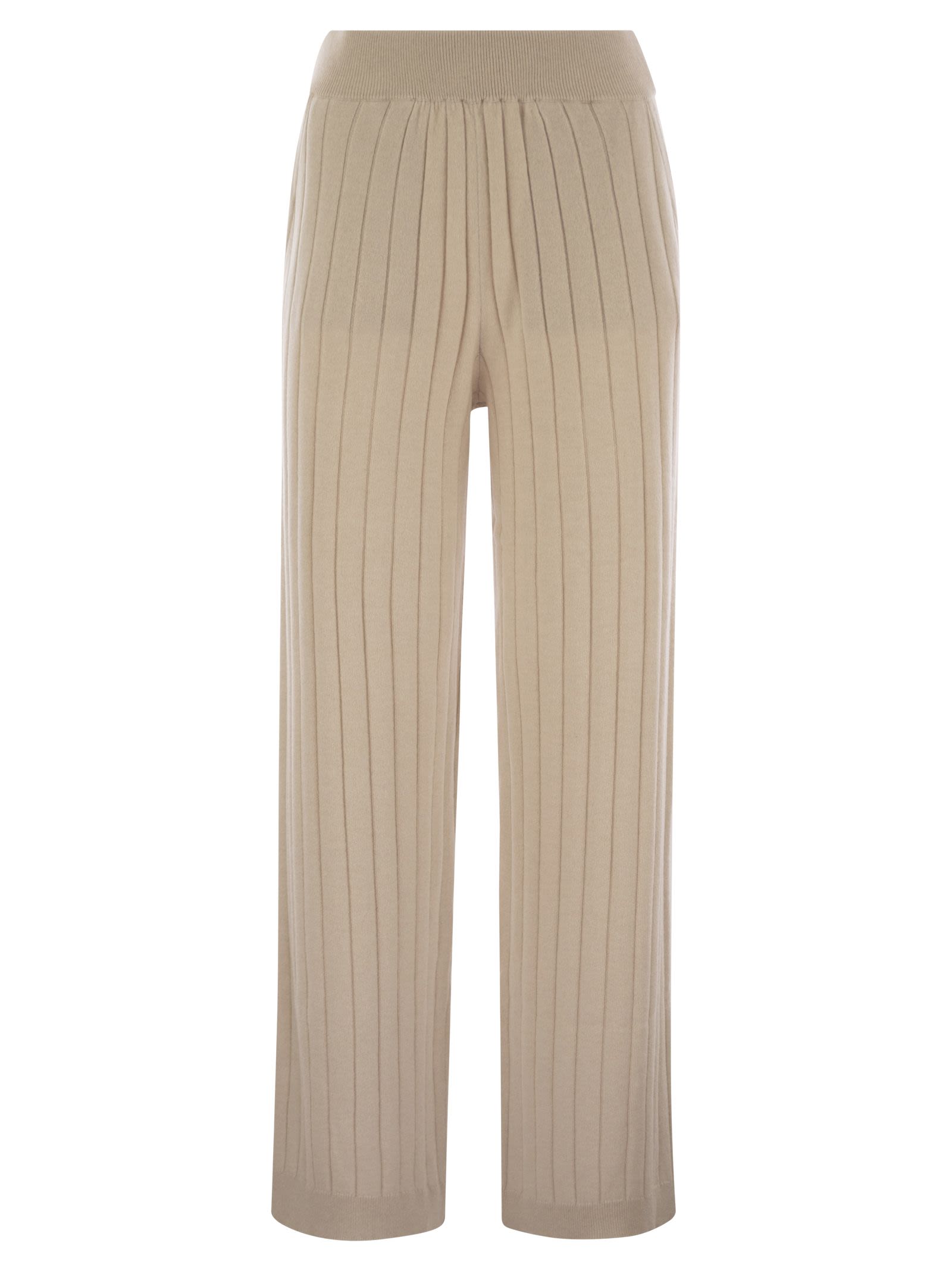 Brunello Cucinelli Women Cashmere Knit Trousers by Luosophy