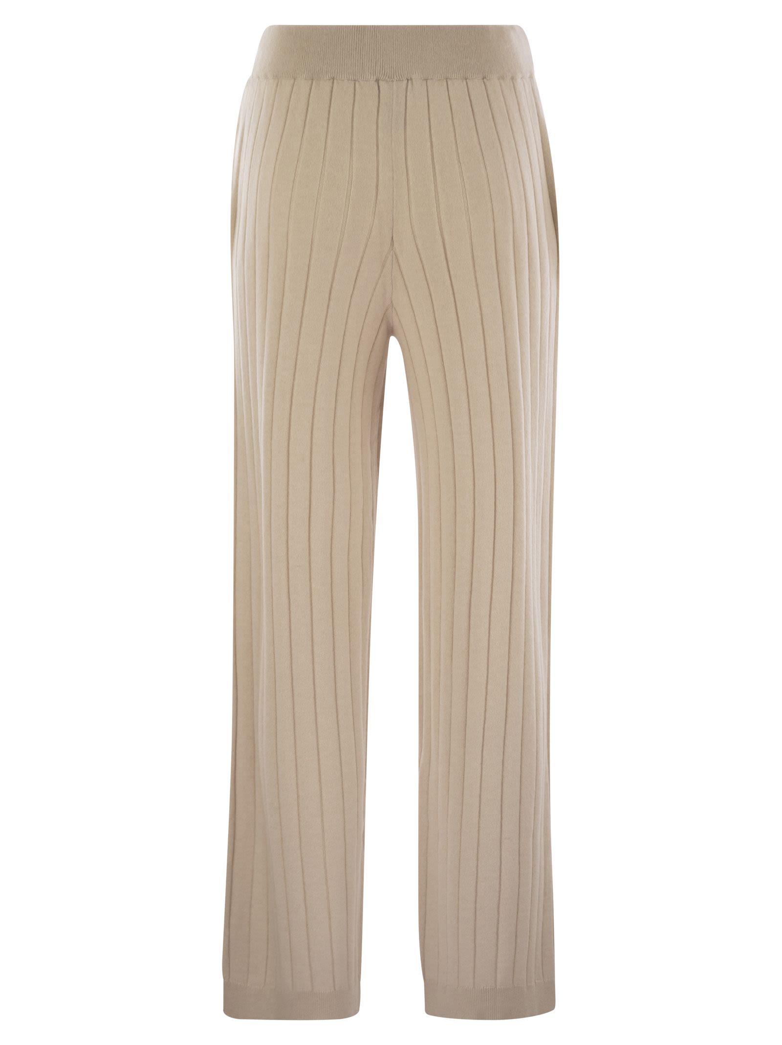 Brunello Cucinelli Women Cashmere Knit Trousers by Luosophy