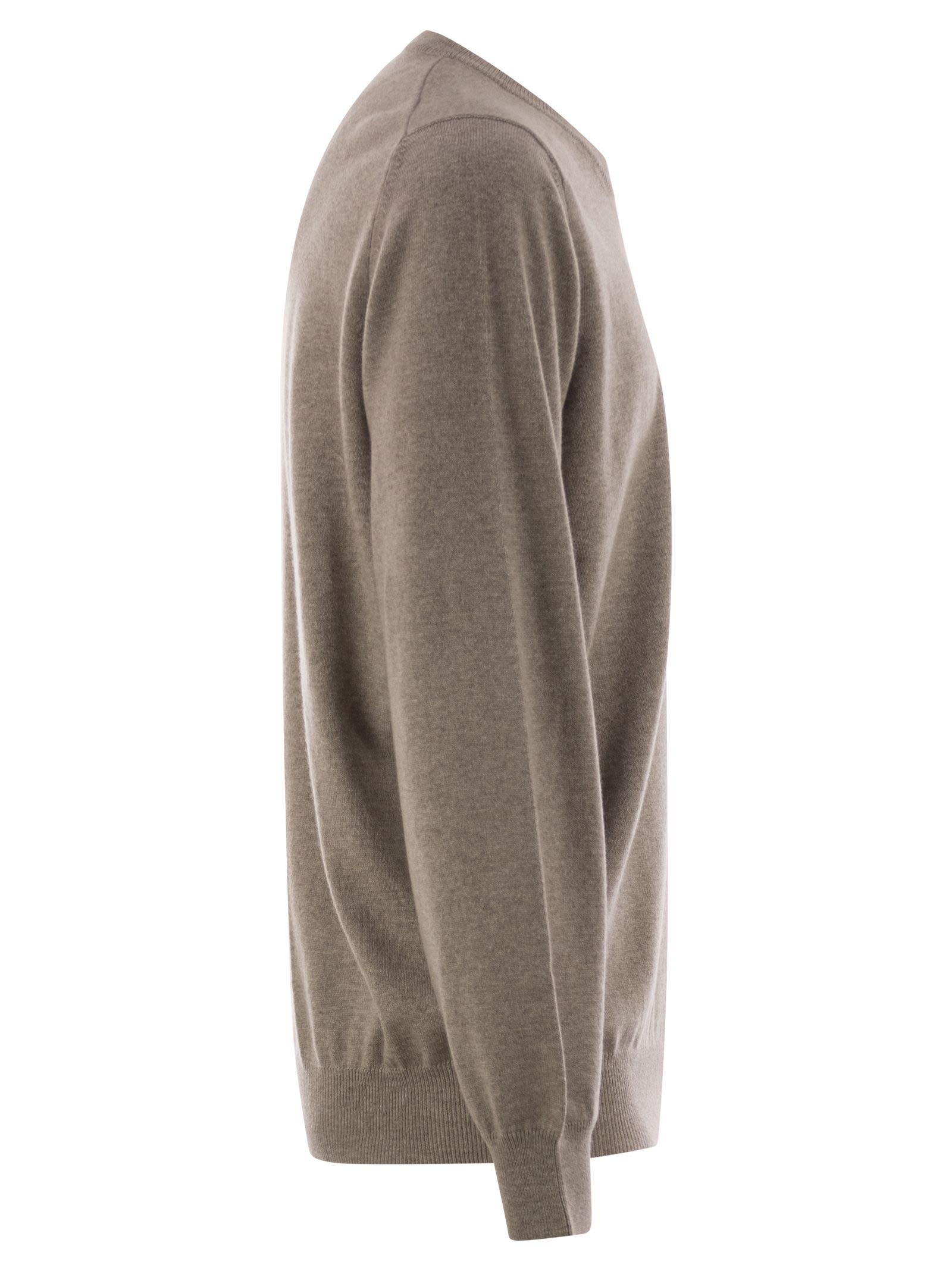 Brunello Cucinelli Men Pure Cashmere Crew-Neck Sweater by Luosophy