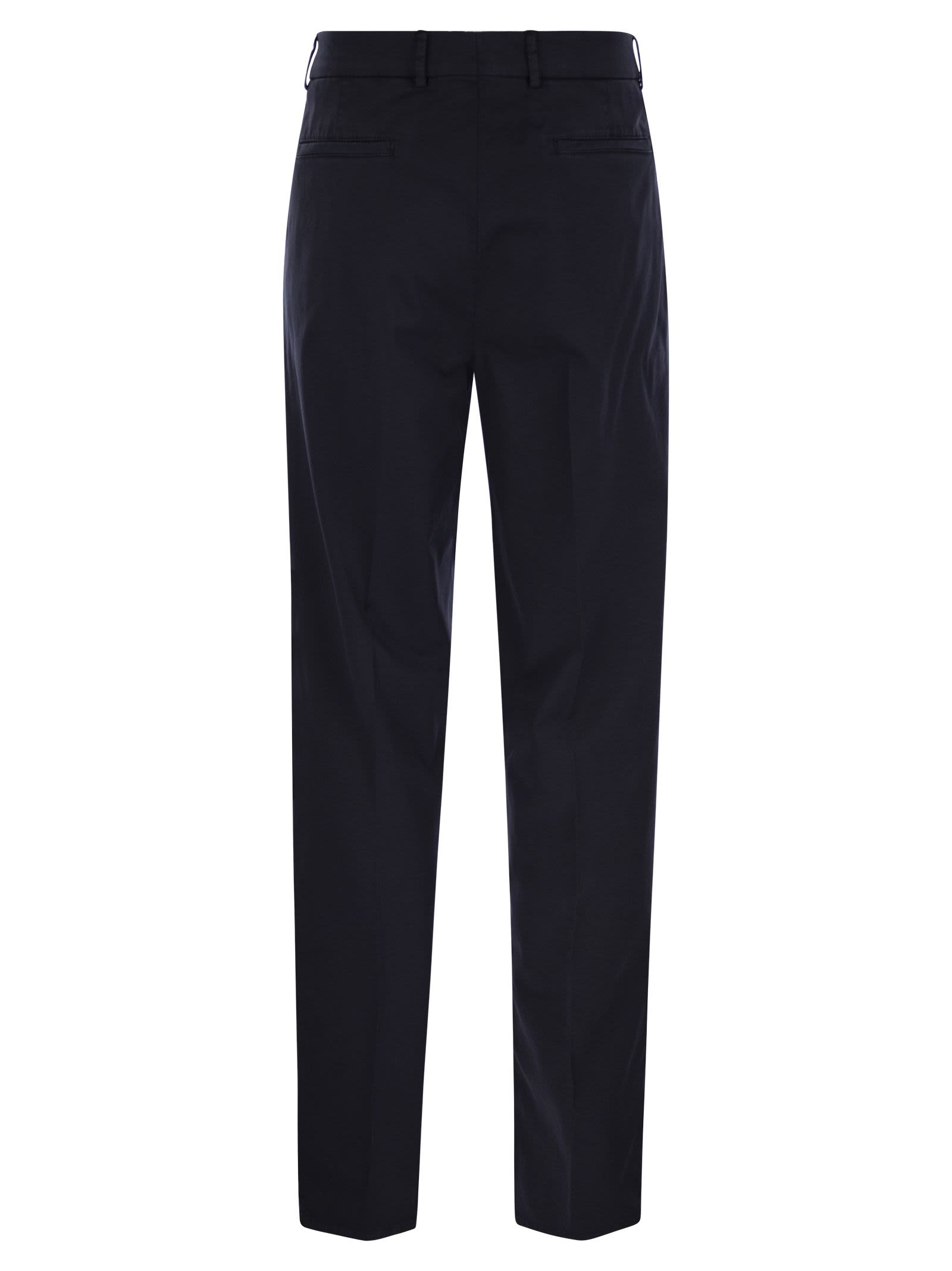 Brunello Cucinelli Men Garment-Dyed Leisure Fit Trousers In American Pima Comfort Cotton With Pleats by Luosophy