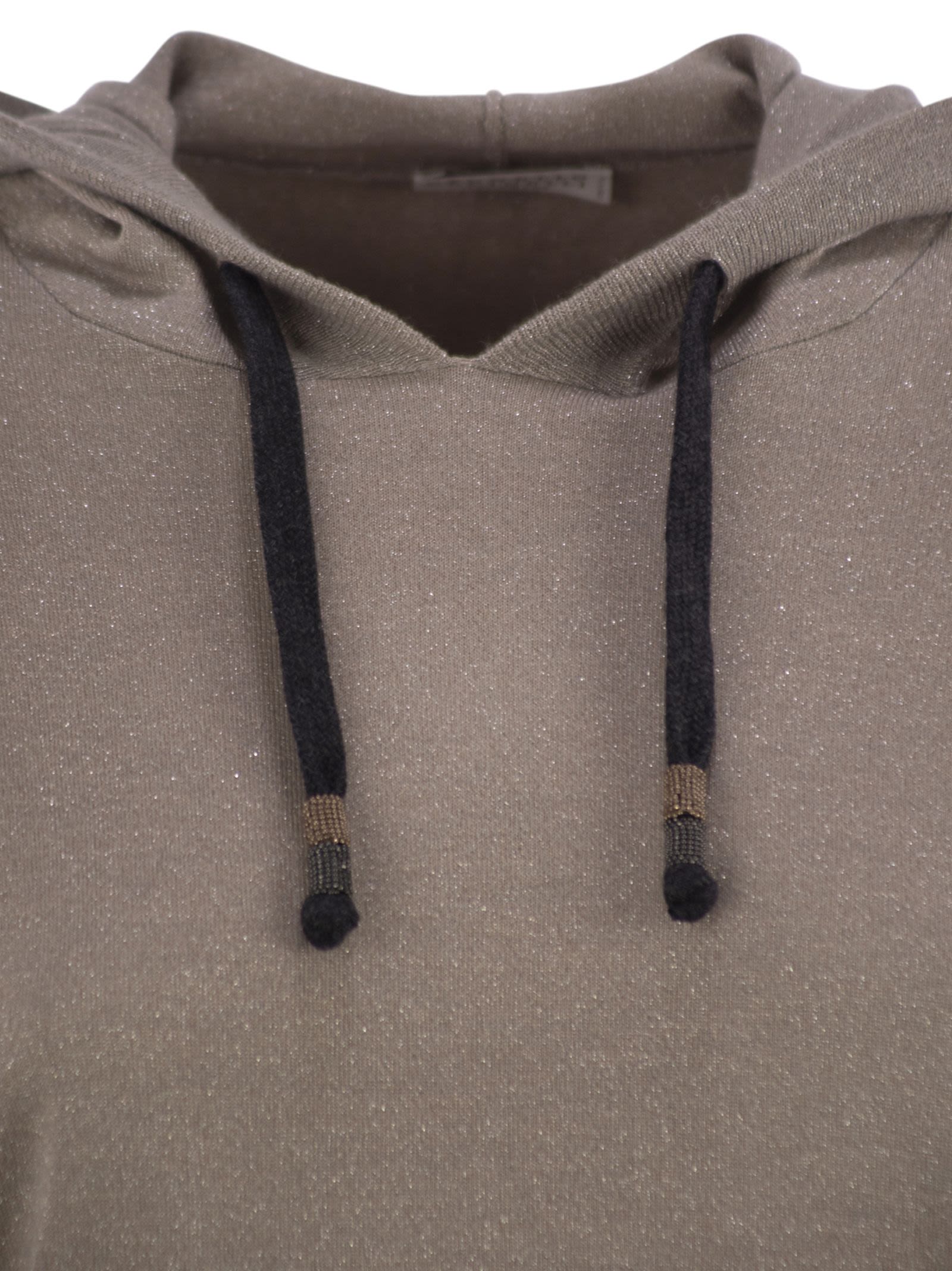 Brunello Cucinelli Women Sparkling Cashmere And Silk Sweatshirt by Luosophy