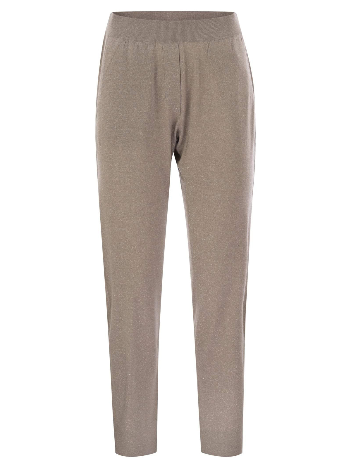 Brunello Cucinelli Women Sparkling Lightweight Cashmere And Silk Trousers