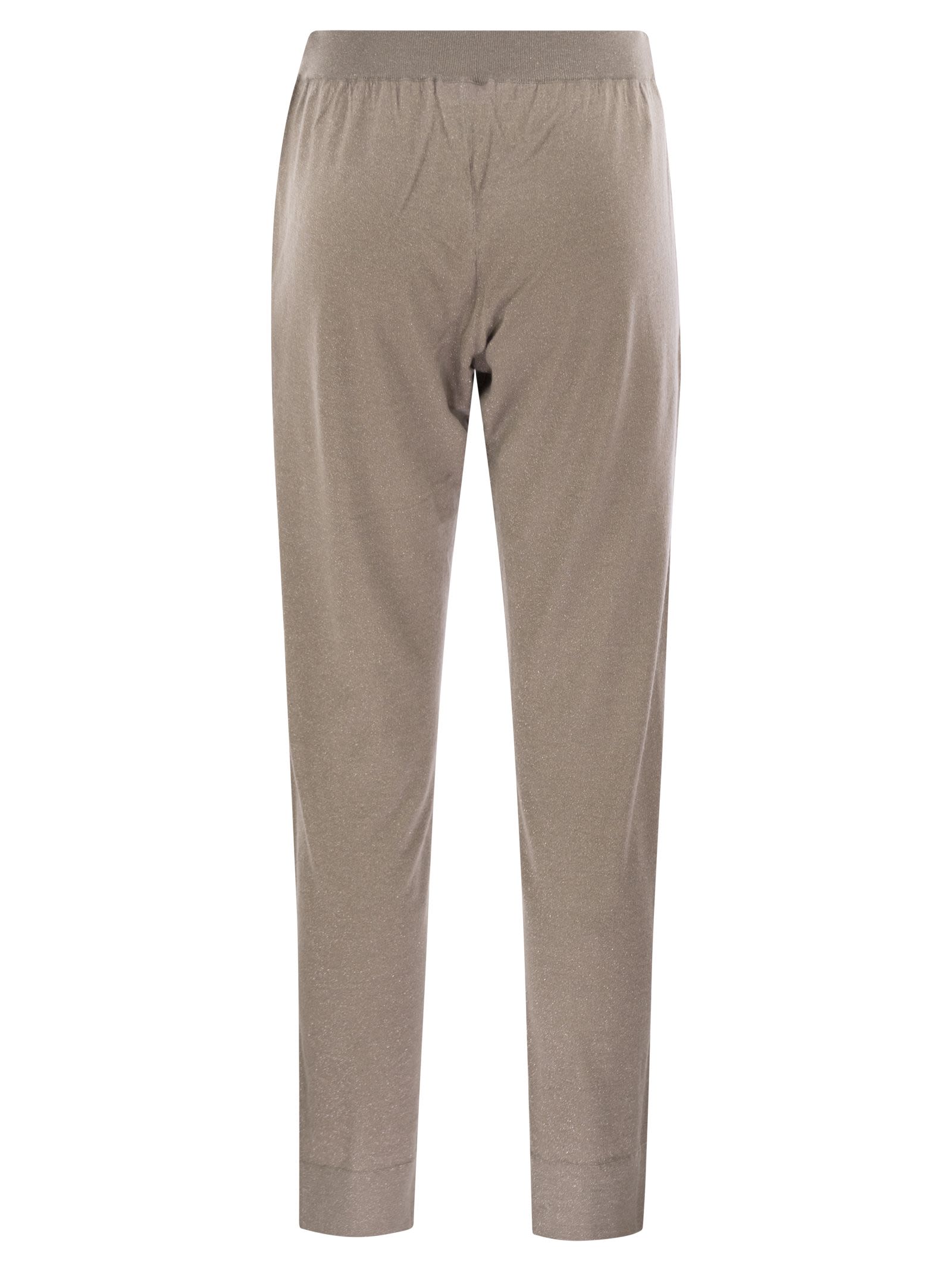 Brunello Cucinelli Women Sparkling Lightweight Cashmere And Silk Trousers by Luosophy