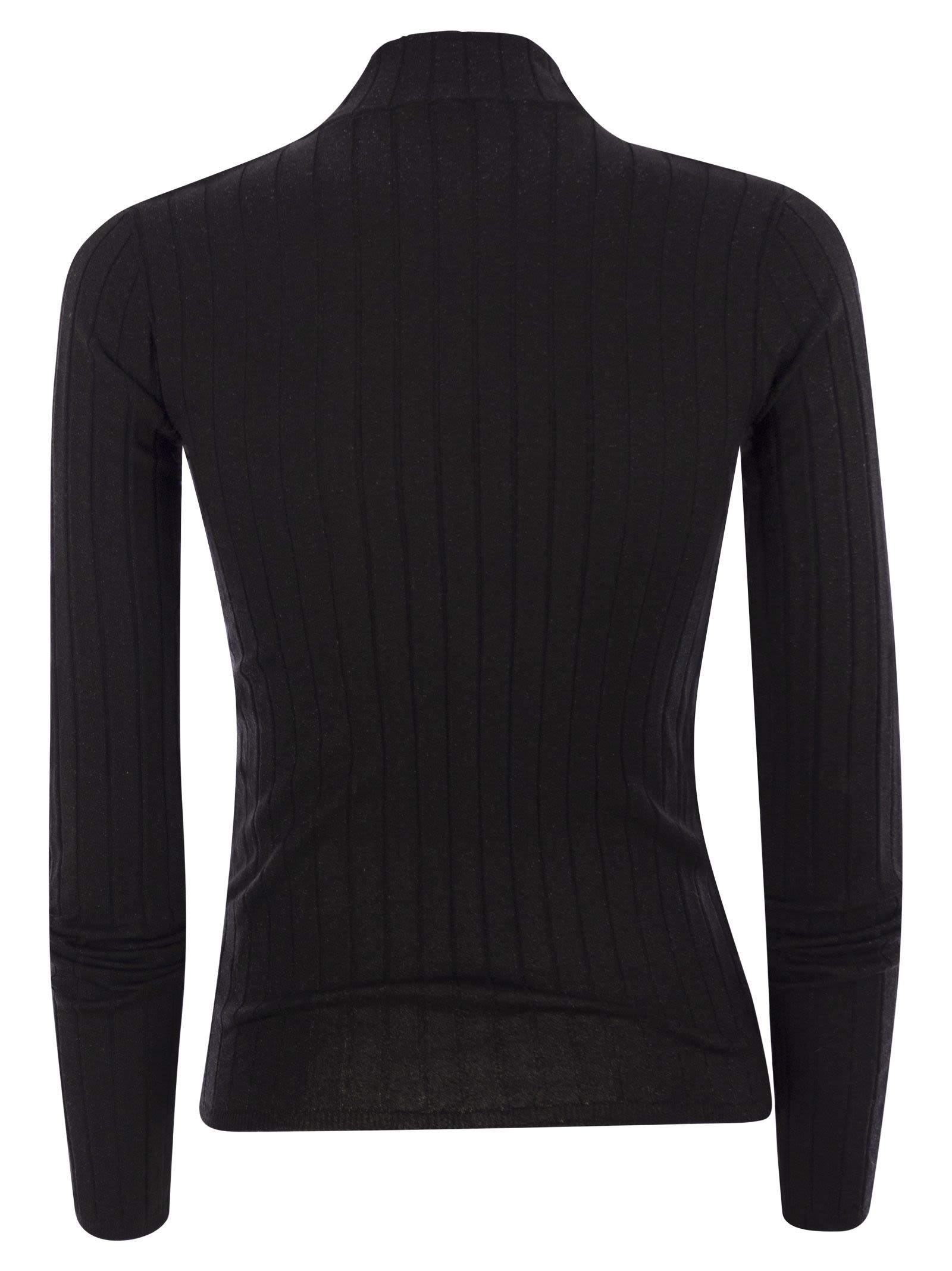 Brunello Cucinelli Women Lightweight Cashmere And Silk Broad Rib Sweater by Luosophy