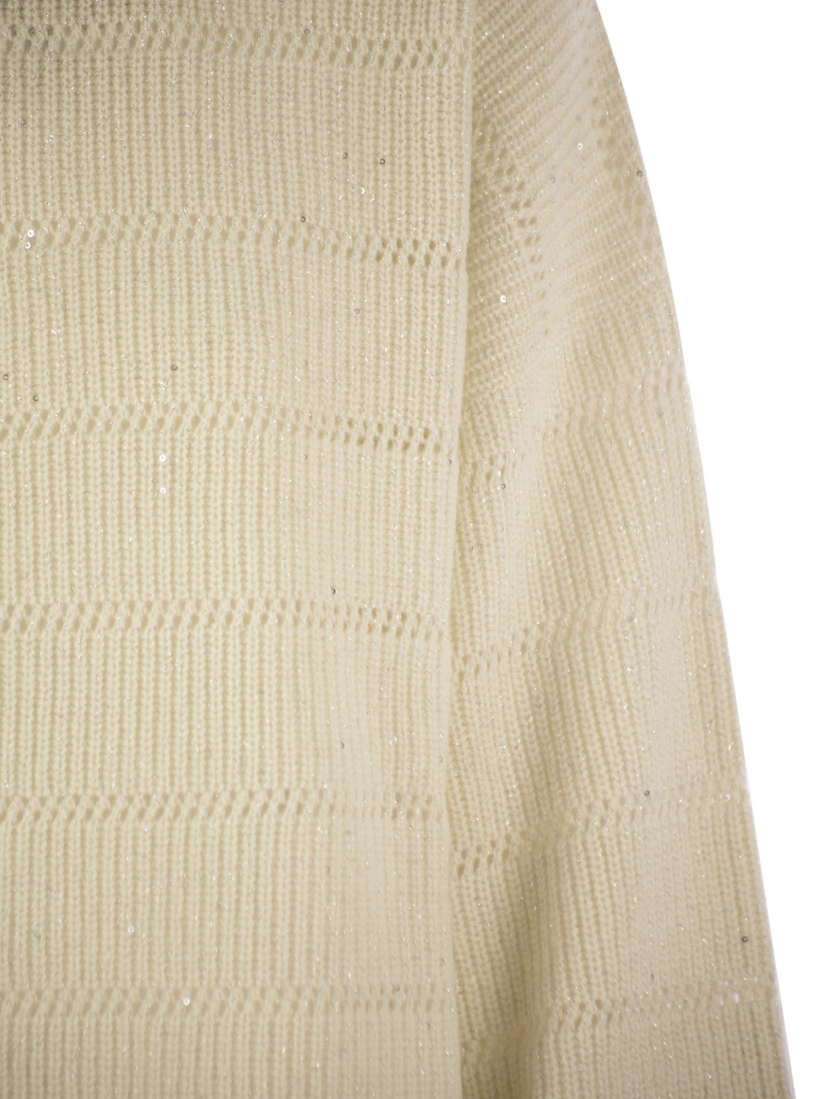 Brunello Cucinelli Women Cashmere And Wool Crew-Neck Sweater by Luosophy