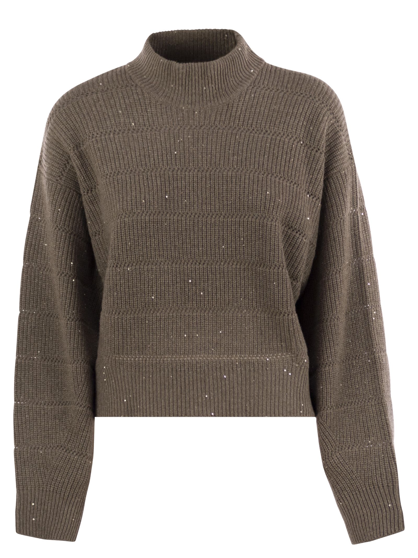 Brunello Cucinelli Women Cashmere And Wool Turtleneck Sweater by Luosophy
