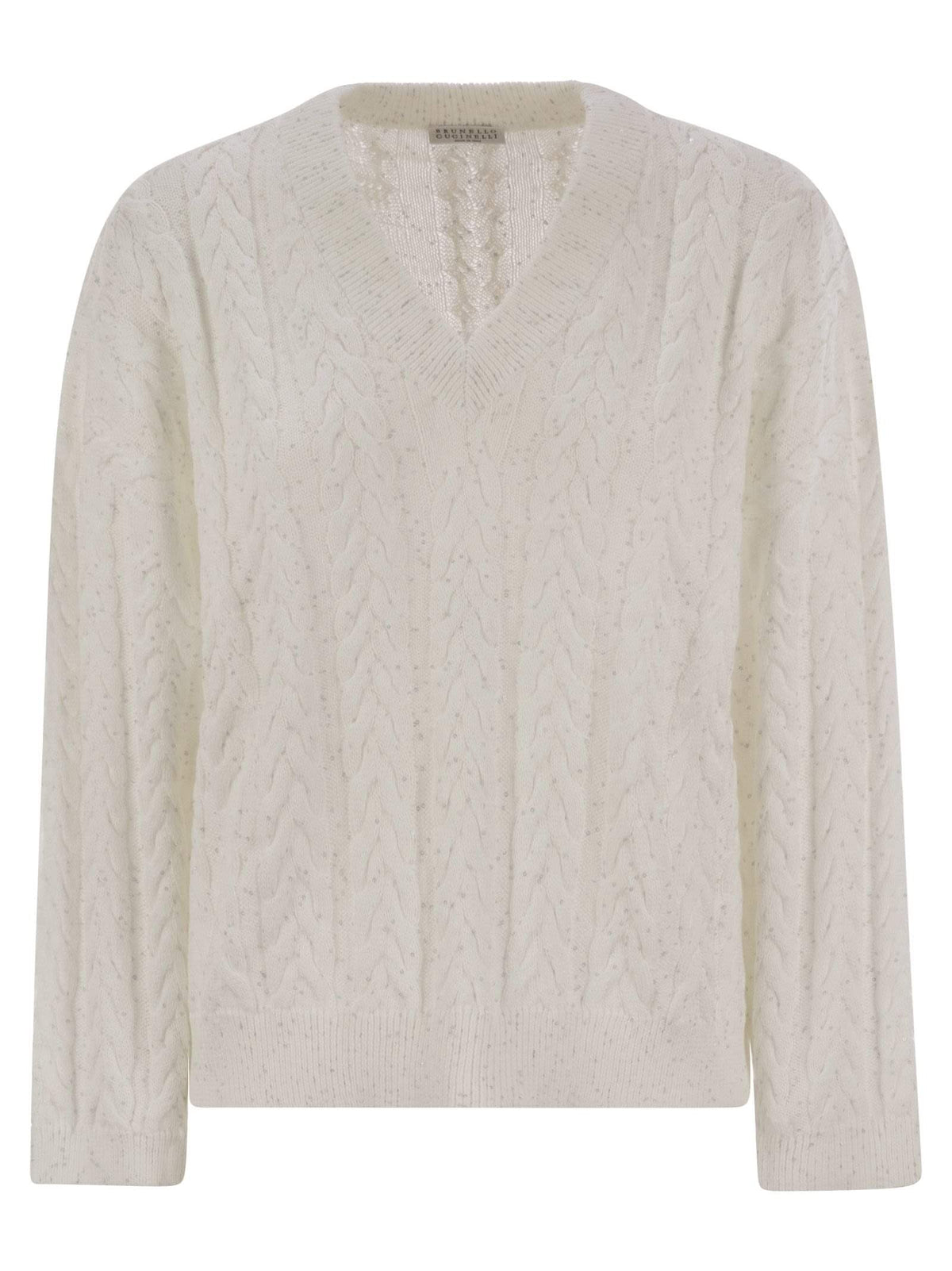 Brunello Cucinelli Women Dazzling Double Cable Cotton Jersey