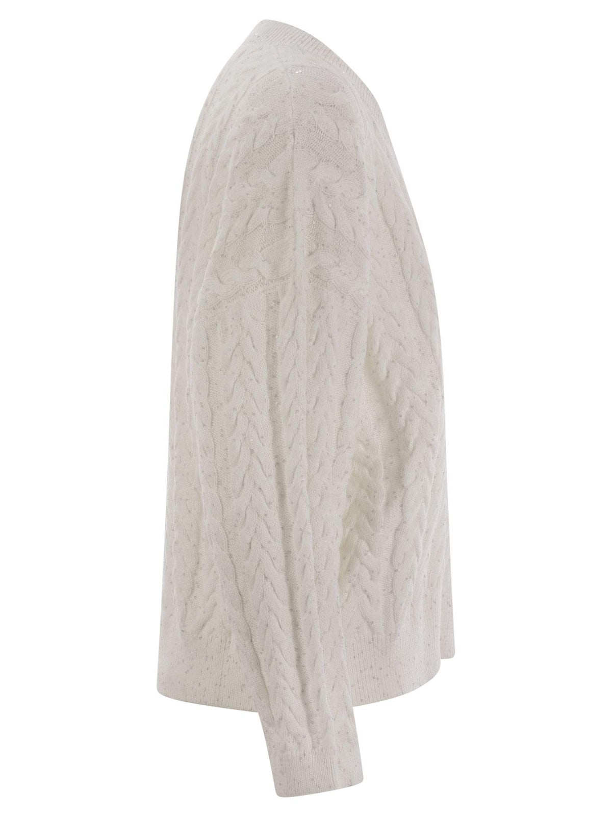 Brunello Cucinelli Women Dazzling Double Cable Cotton Jersey