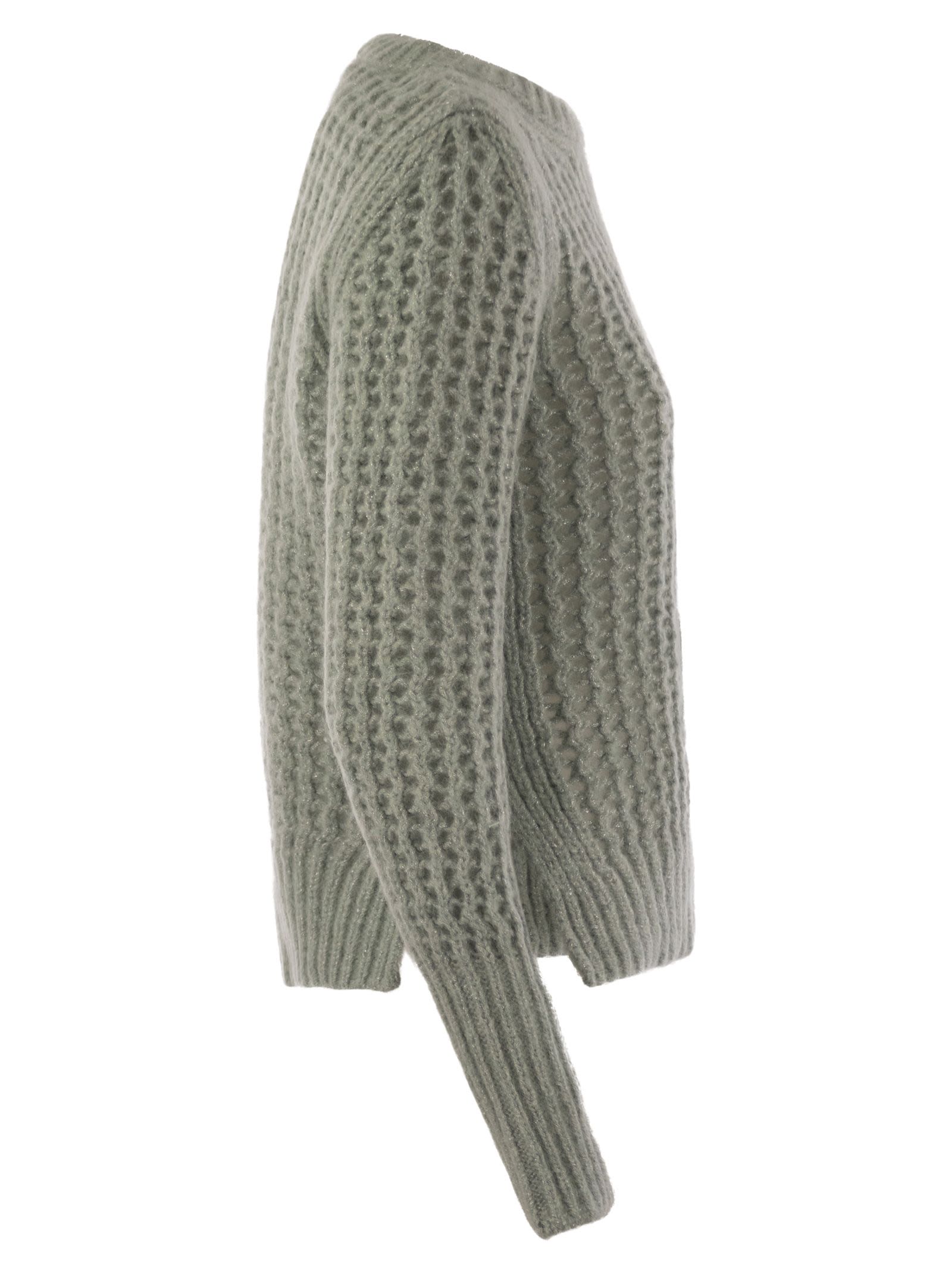 Herno Women Knitwear In Alpaca And Wool Yarn by Luosophy