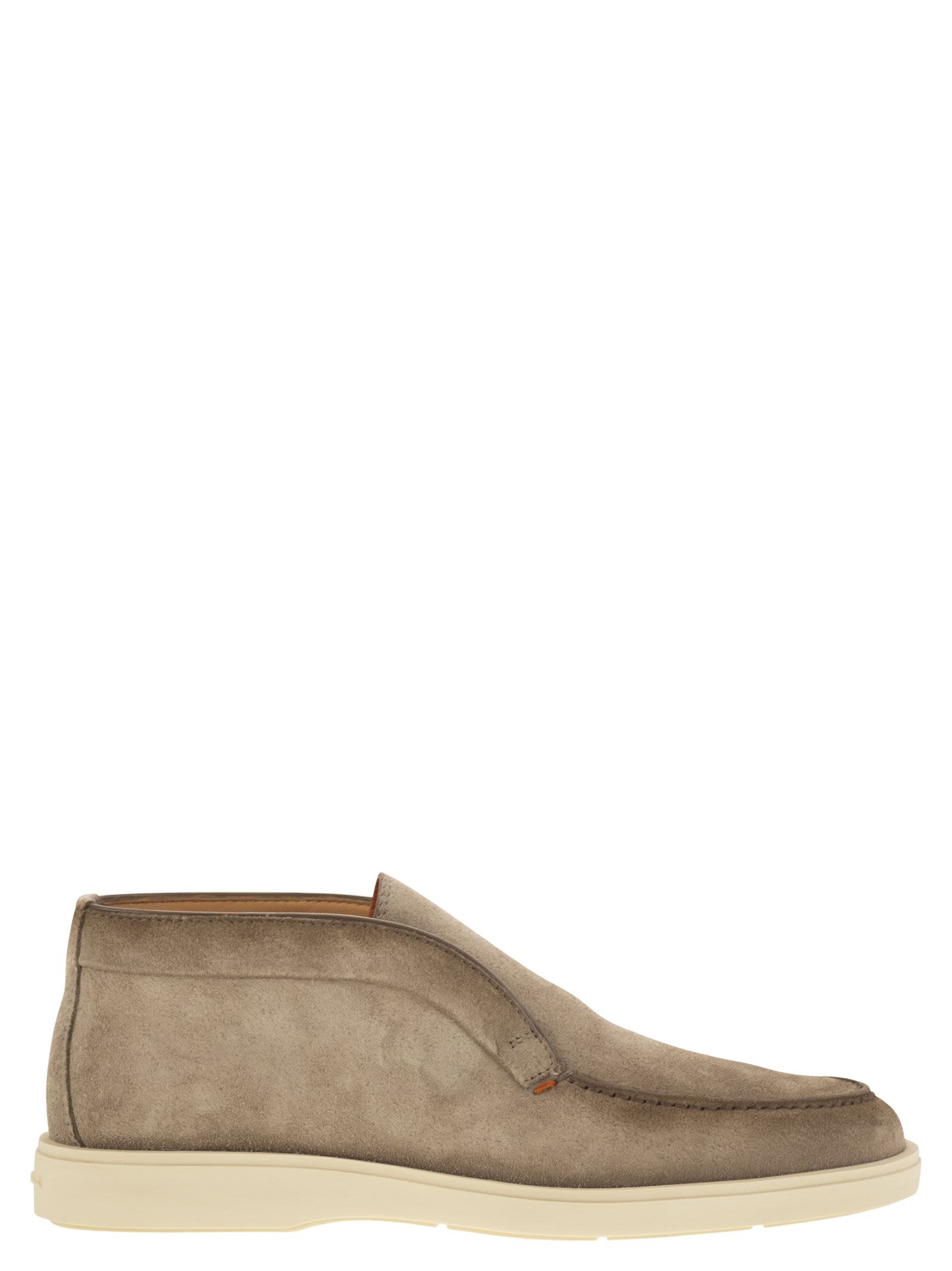 Santoni Men Suede Desert Boot by Luosophy